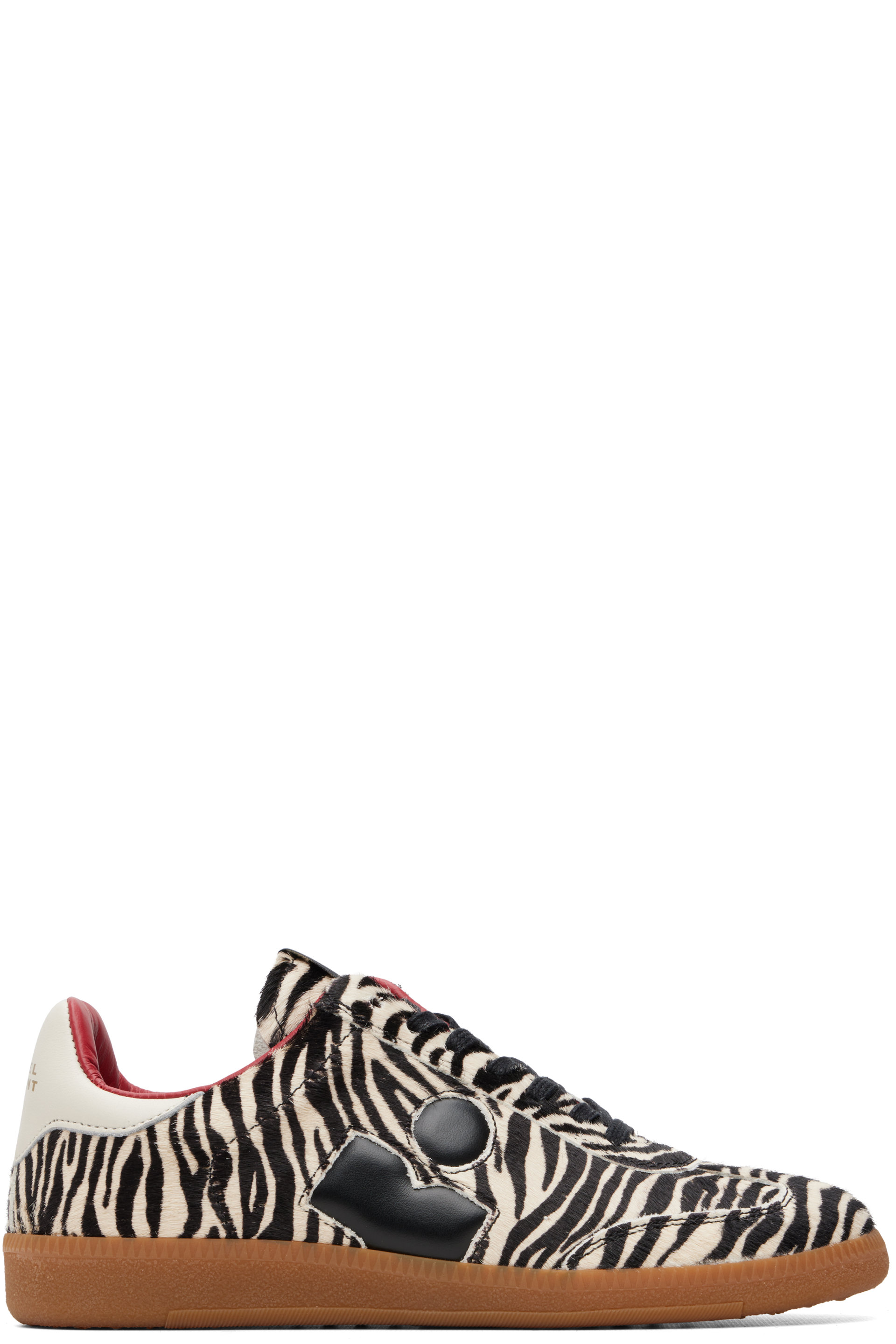 Isabel Marant - White & Black Bryce Sneakers