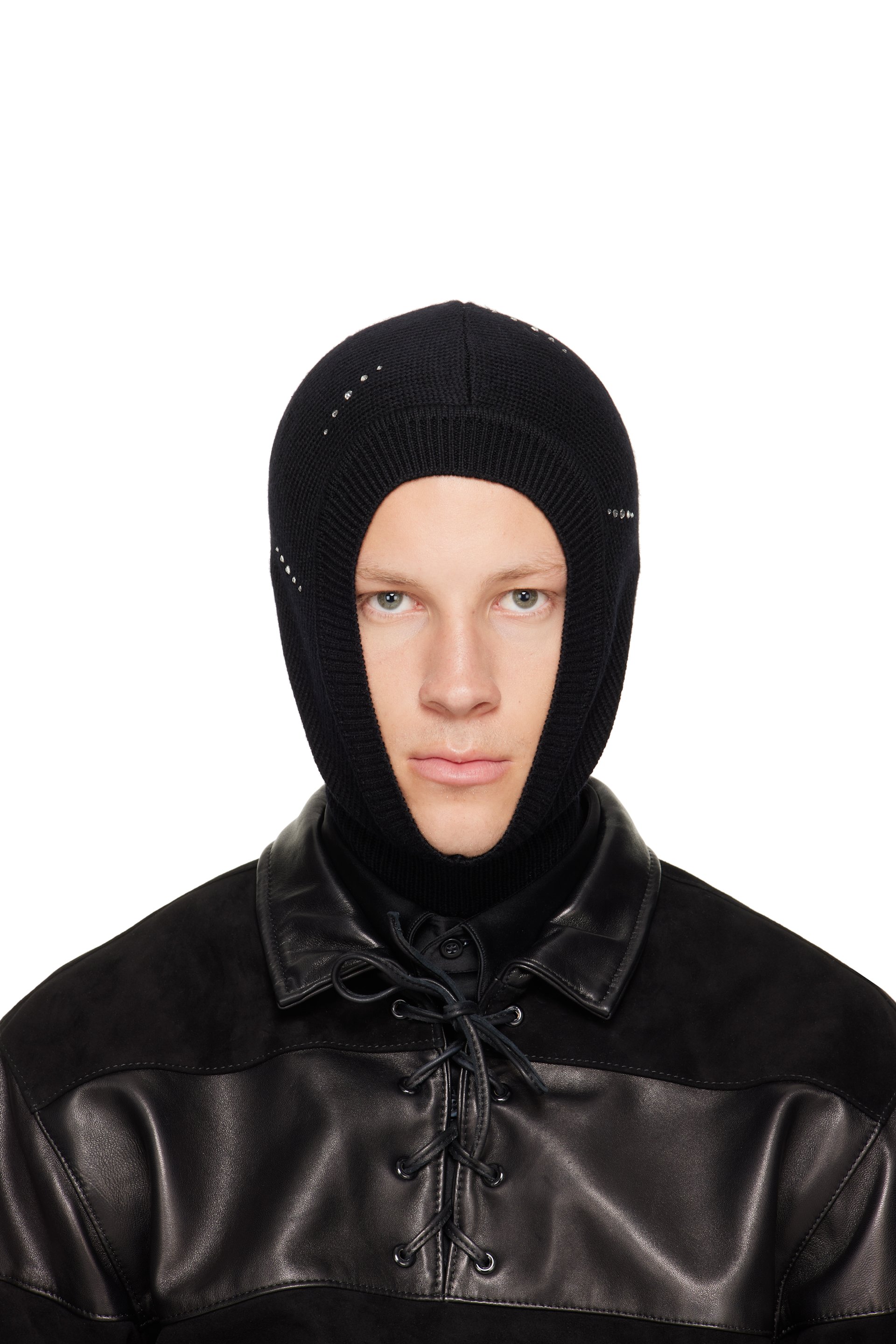 Ernest W. Baker - Black Crystal Embellished Balaclava