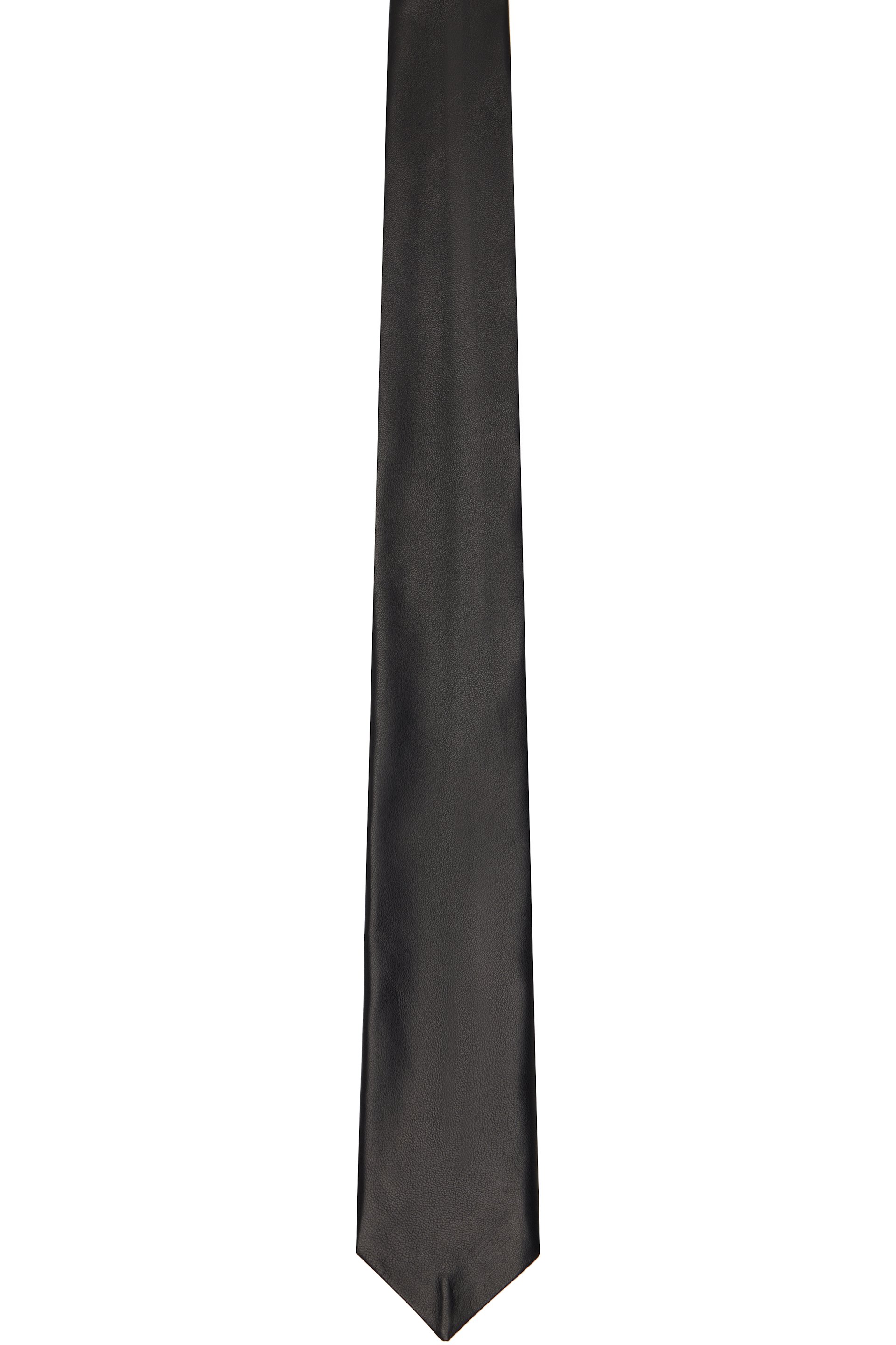 Ernest W. Baker - Black Leather Tie