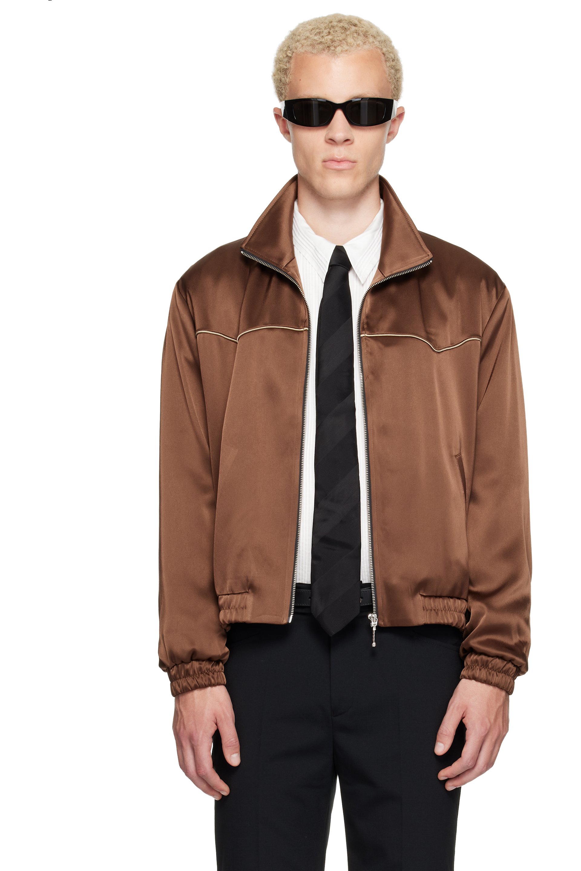 Ernest W. Baker - SSENSE Exclusive Brown Western Track Jacket
