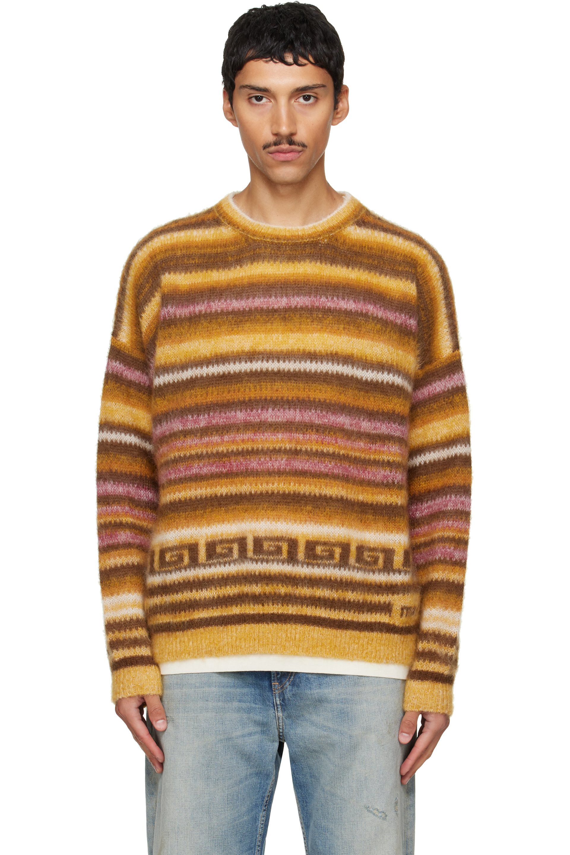 Isabel Marant - Tan & Pink Scolan Sweater