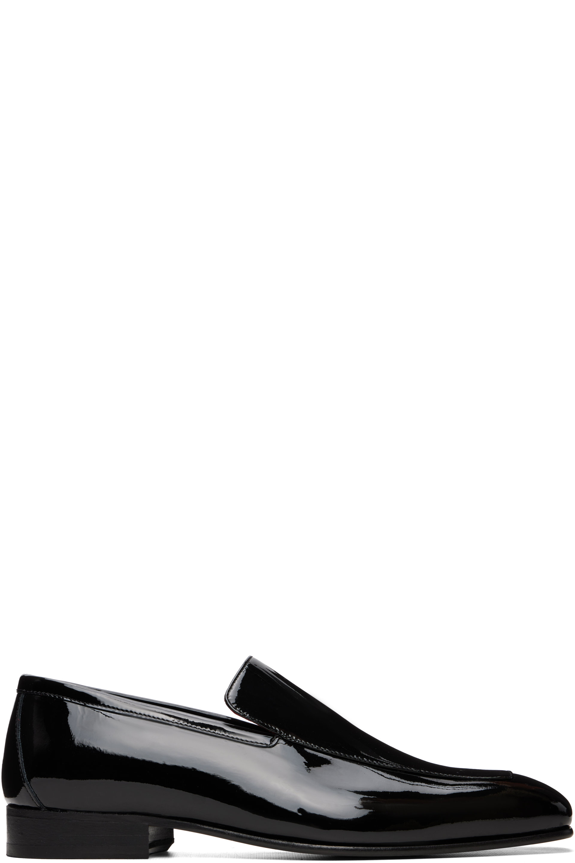 Ernest W. Baker - Black Tailored Leather Loafers