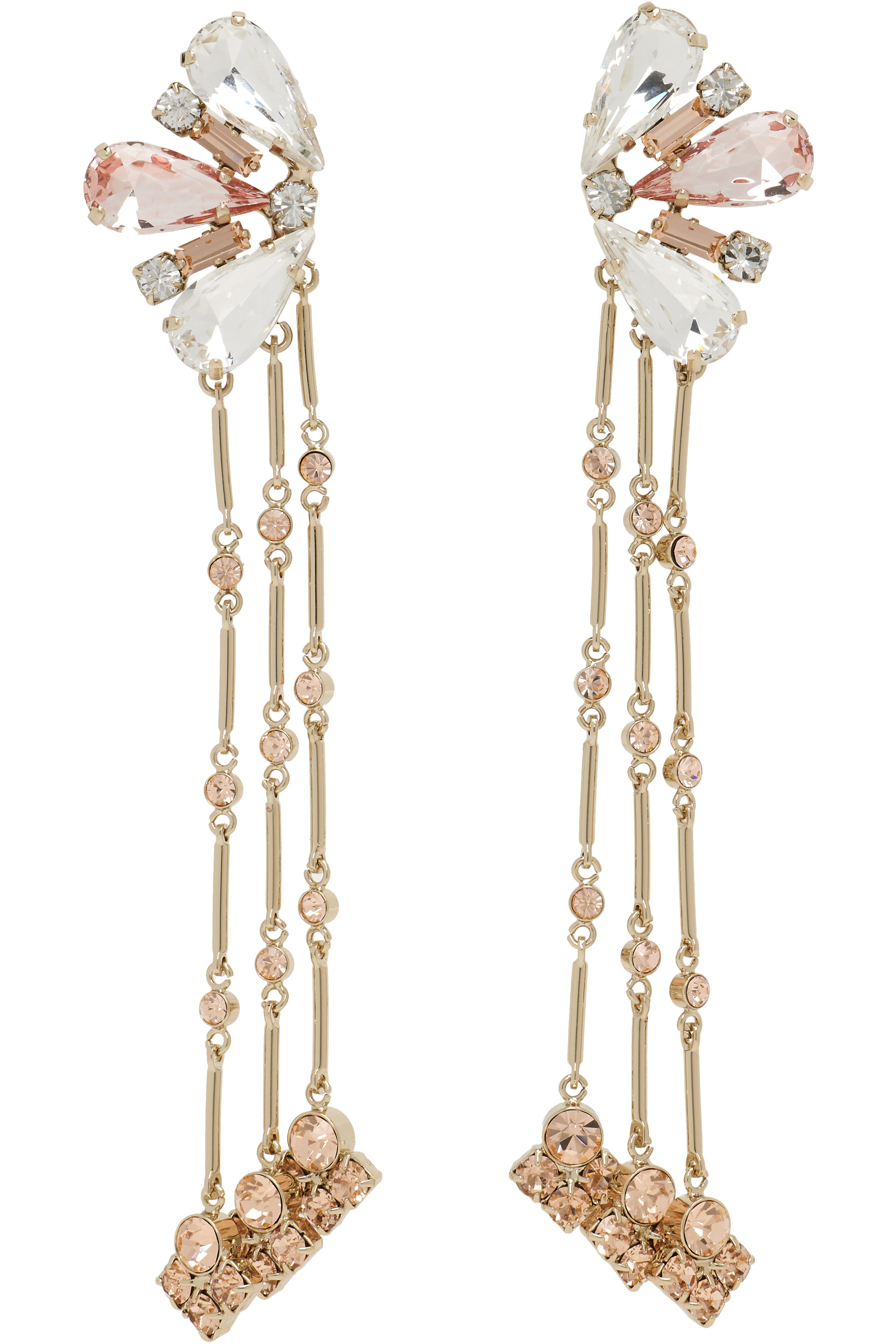 Rabanne - Boucles d'oreilles à cristaux