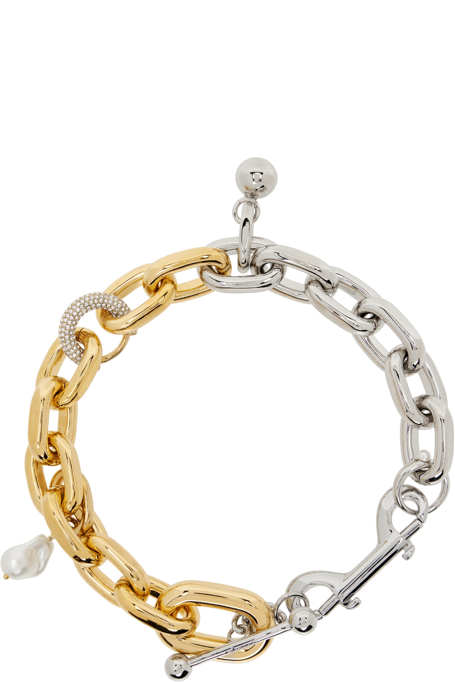 Rabanne - XL Link Bi-Color Punk Style ネックレス