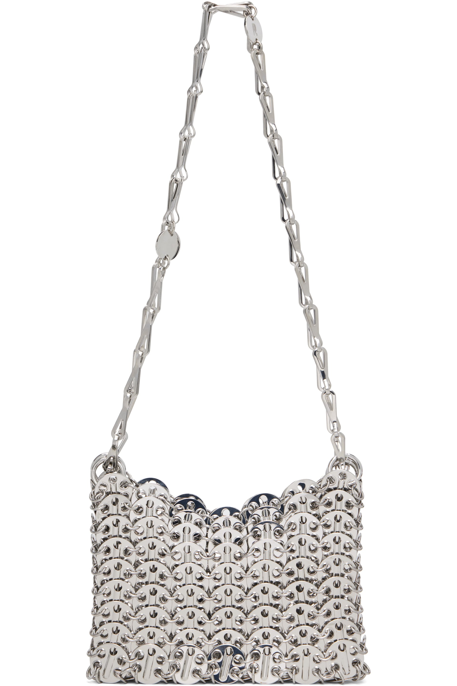 Rabanne - Silver 1969 Nano Bag
