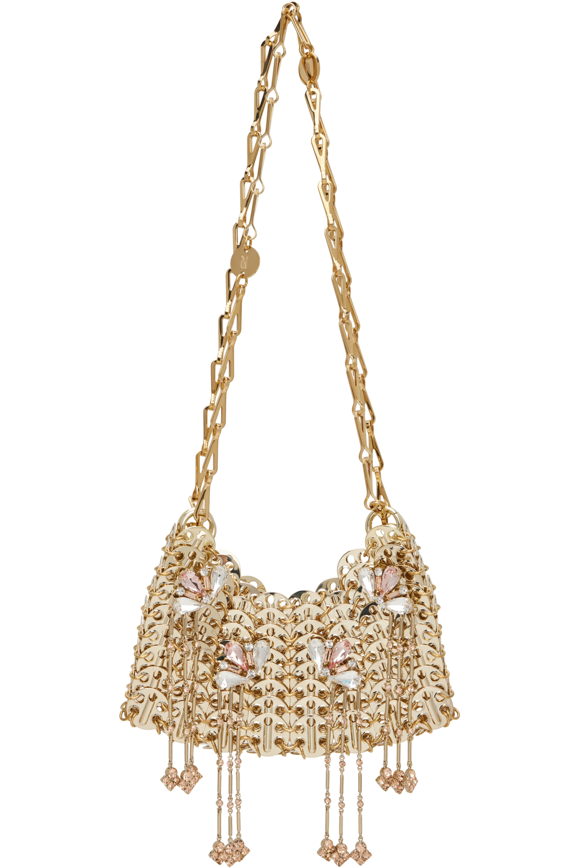 Rabanne - Gold Signature Jewels 1969 Nano Bag