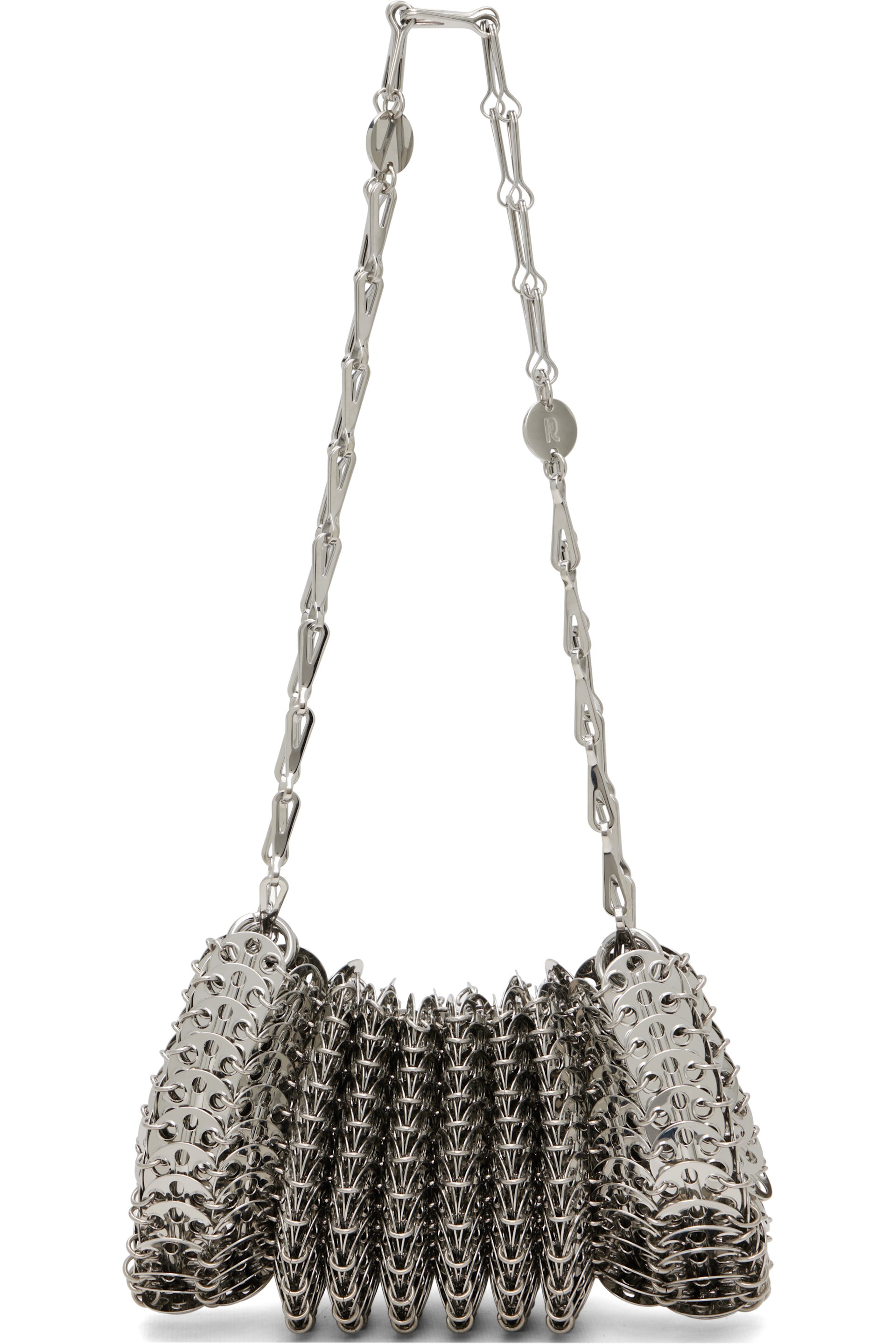 Rabanne - Silver Brass Shoulder Bag
