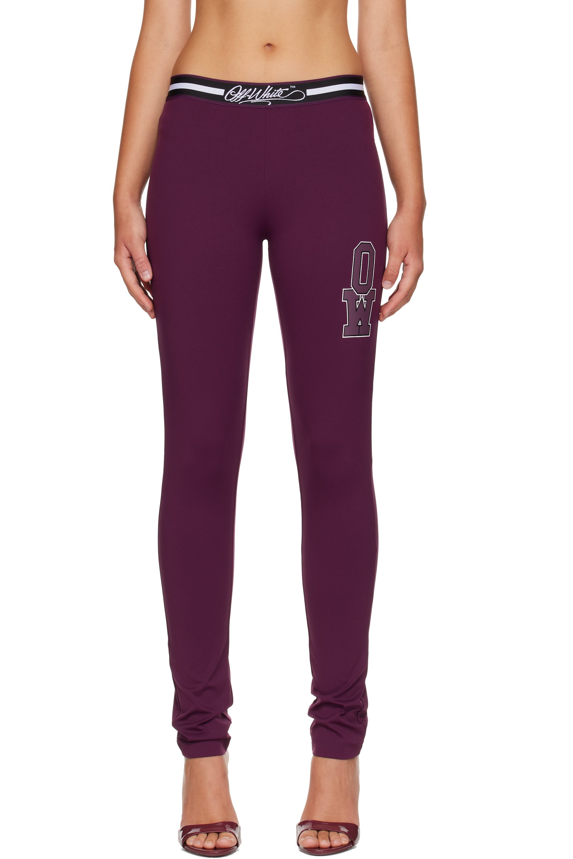 Off-White - Purple Ly College Sport Leggings