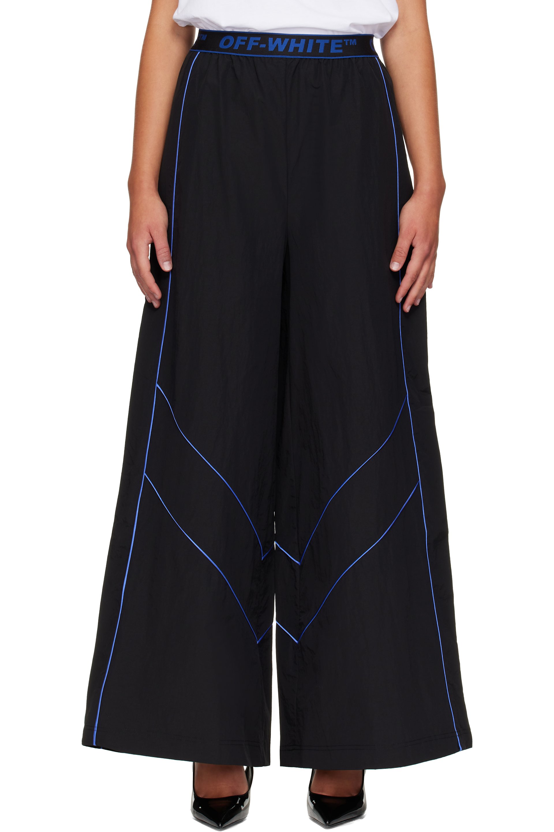 Off-White - Black Logoband Track Pants