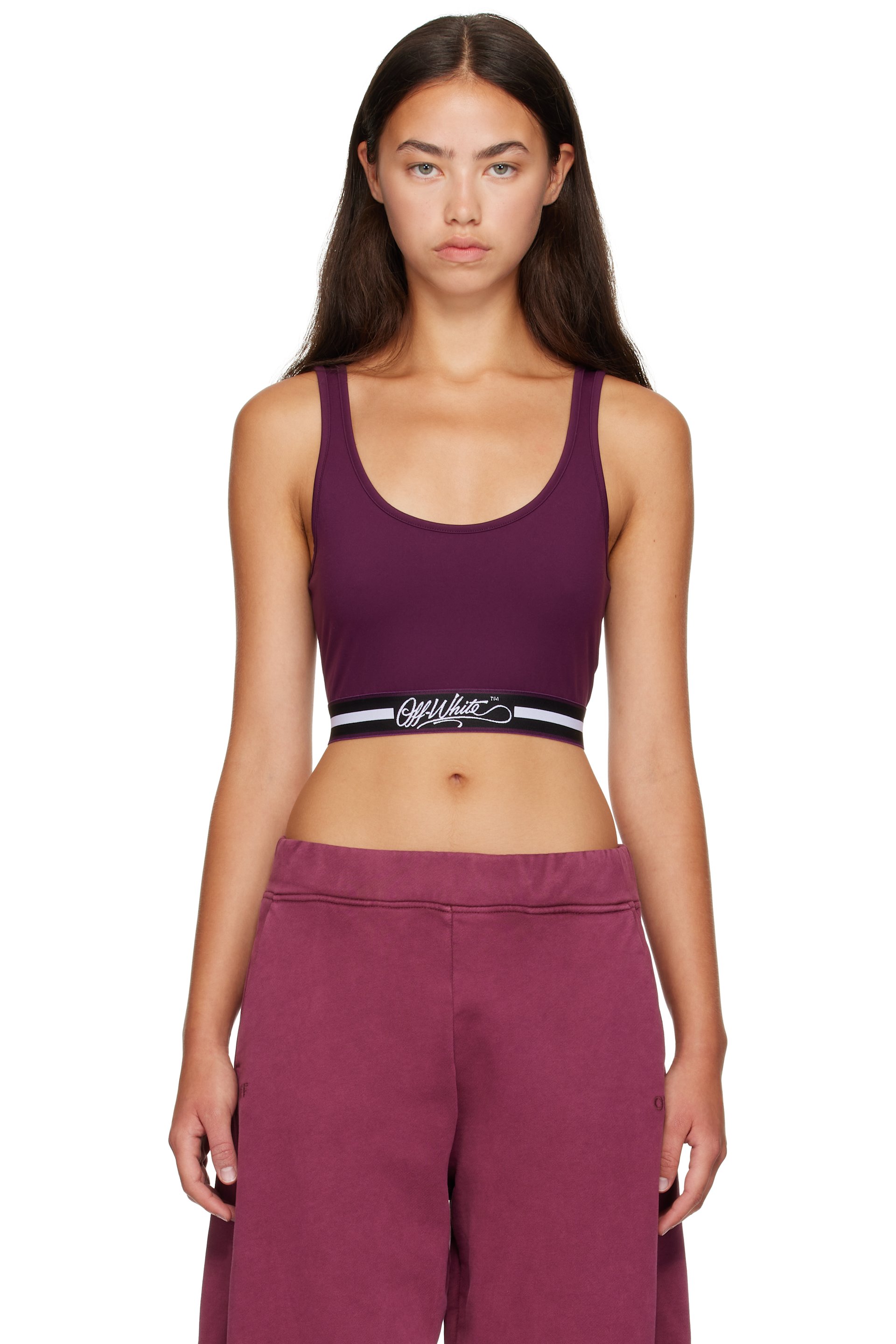 Off-White - Purple Ly College Tank Top