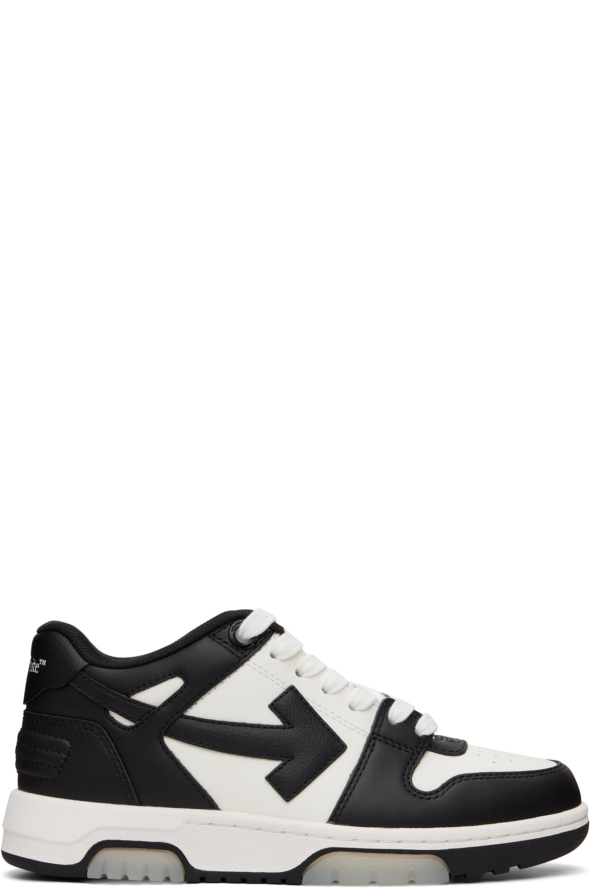 Off-White - White & Black Out Of Office Sneakers