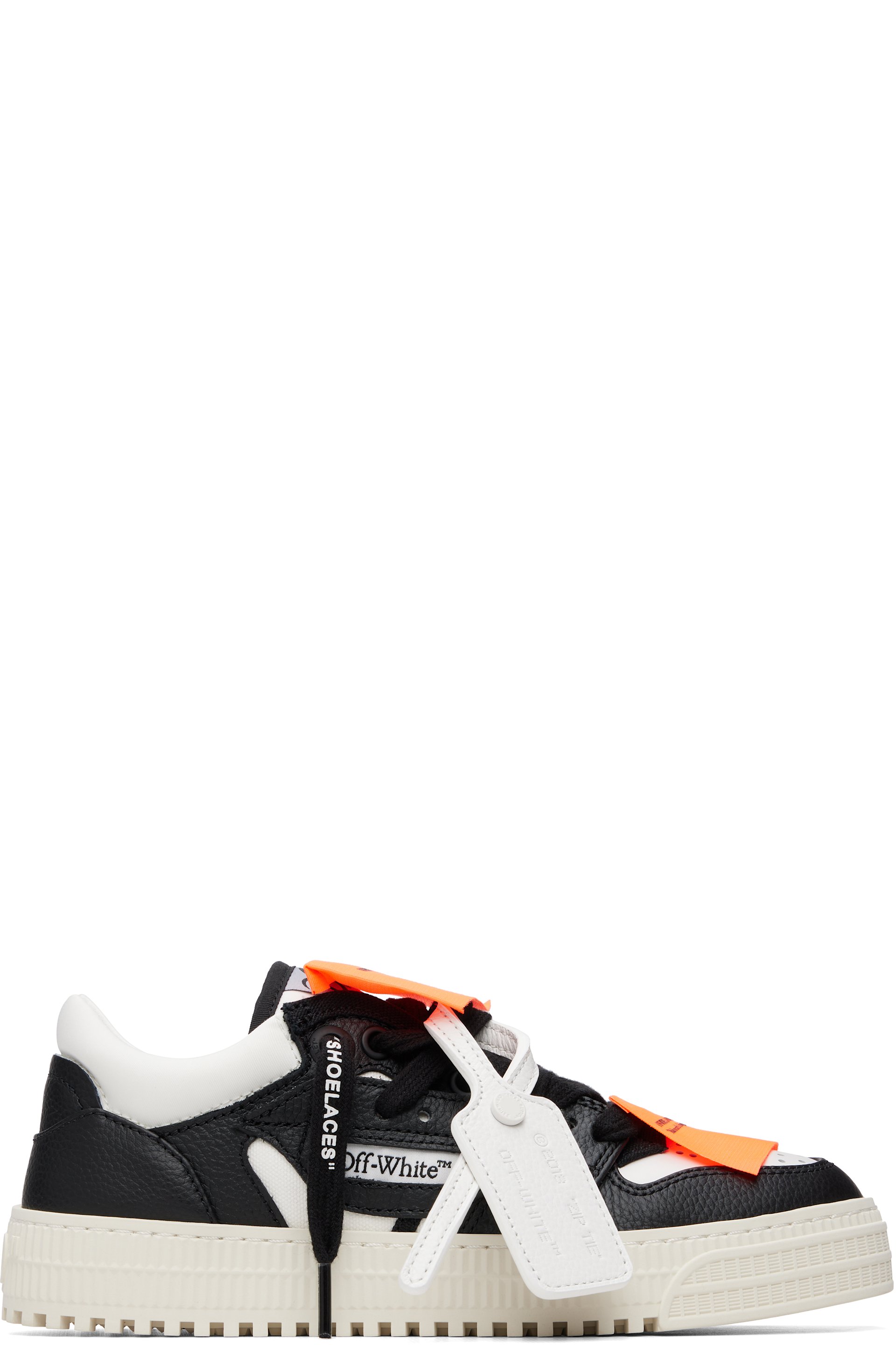 Off-White - Black & White Low Top 3.0 Off Court Sneakers