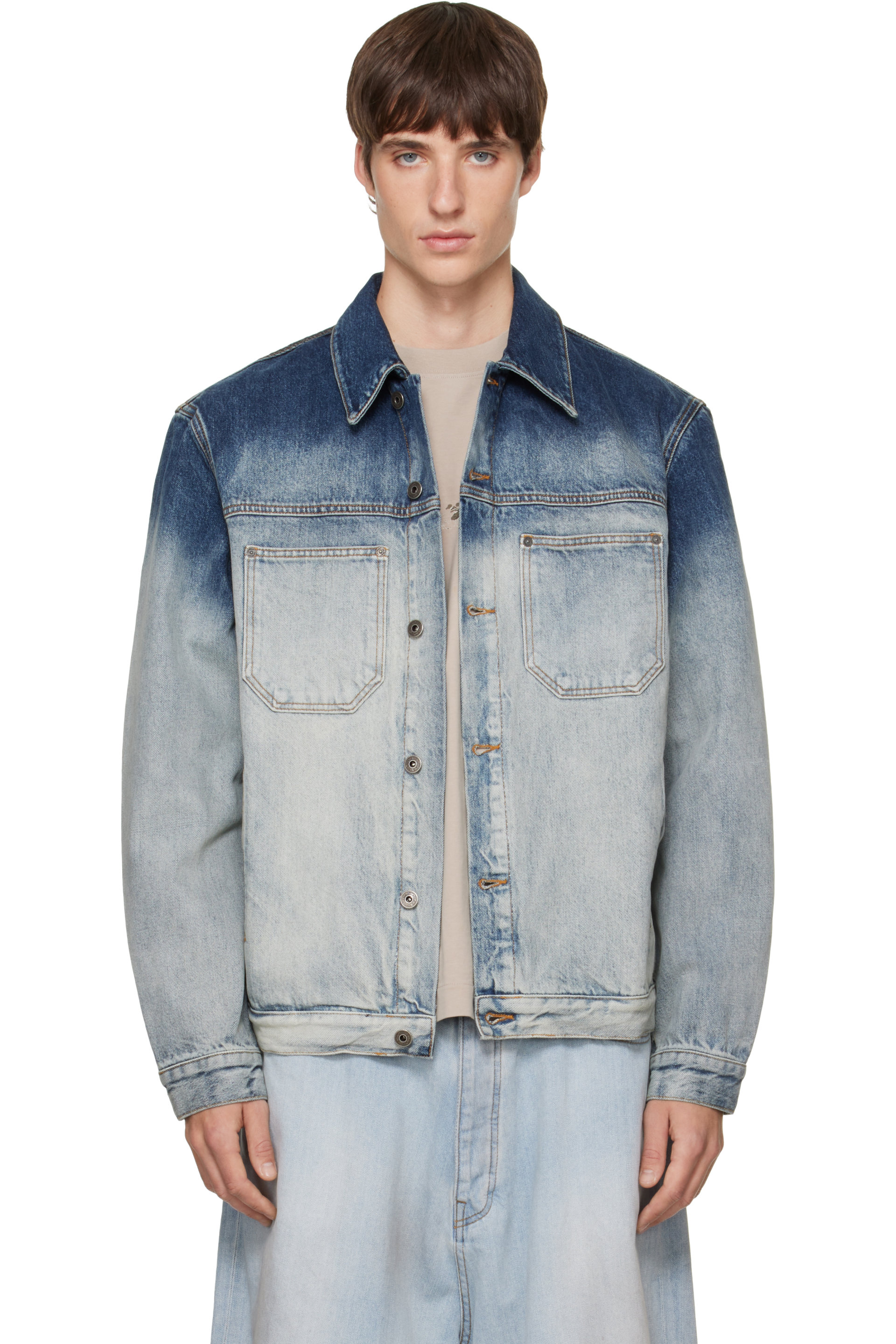 Off-White - Blue Bookish Skate Denim Jacket