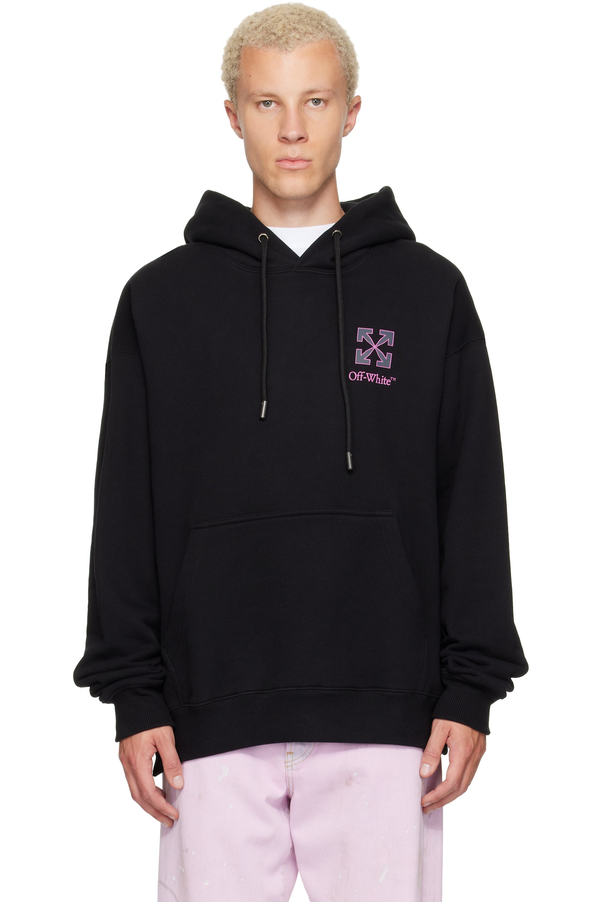 Off-White - Black Small Arrow Regular Hoodie