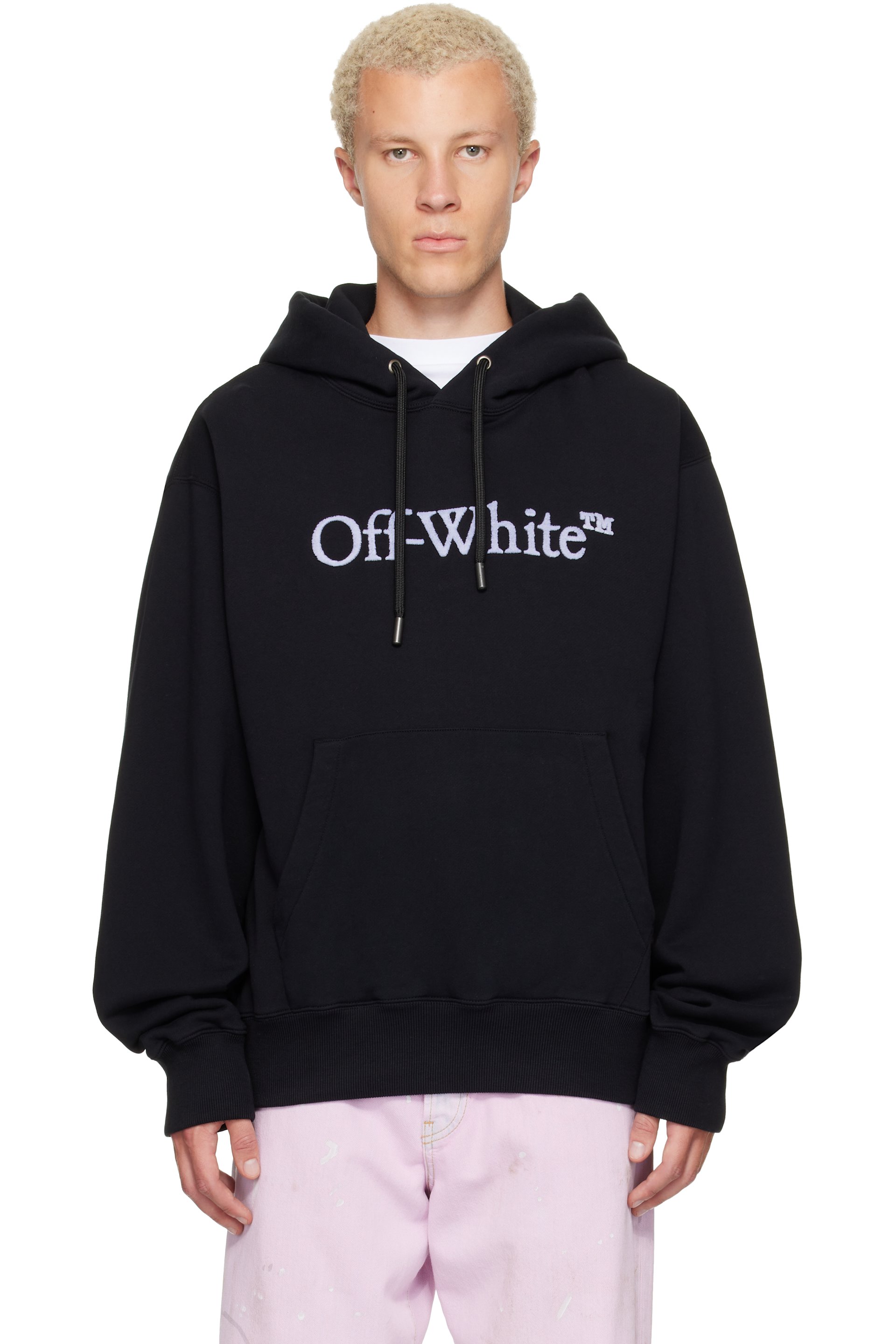 Off-White - Black Big Bookish Regular Hoodie