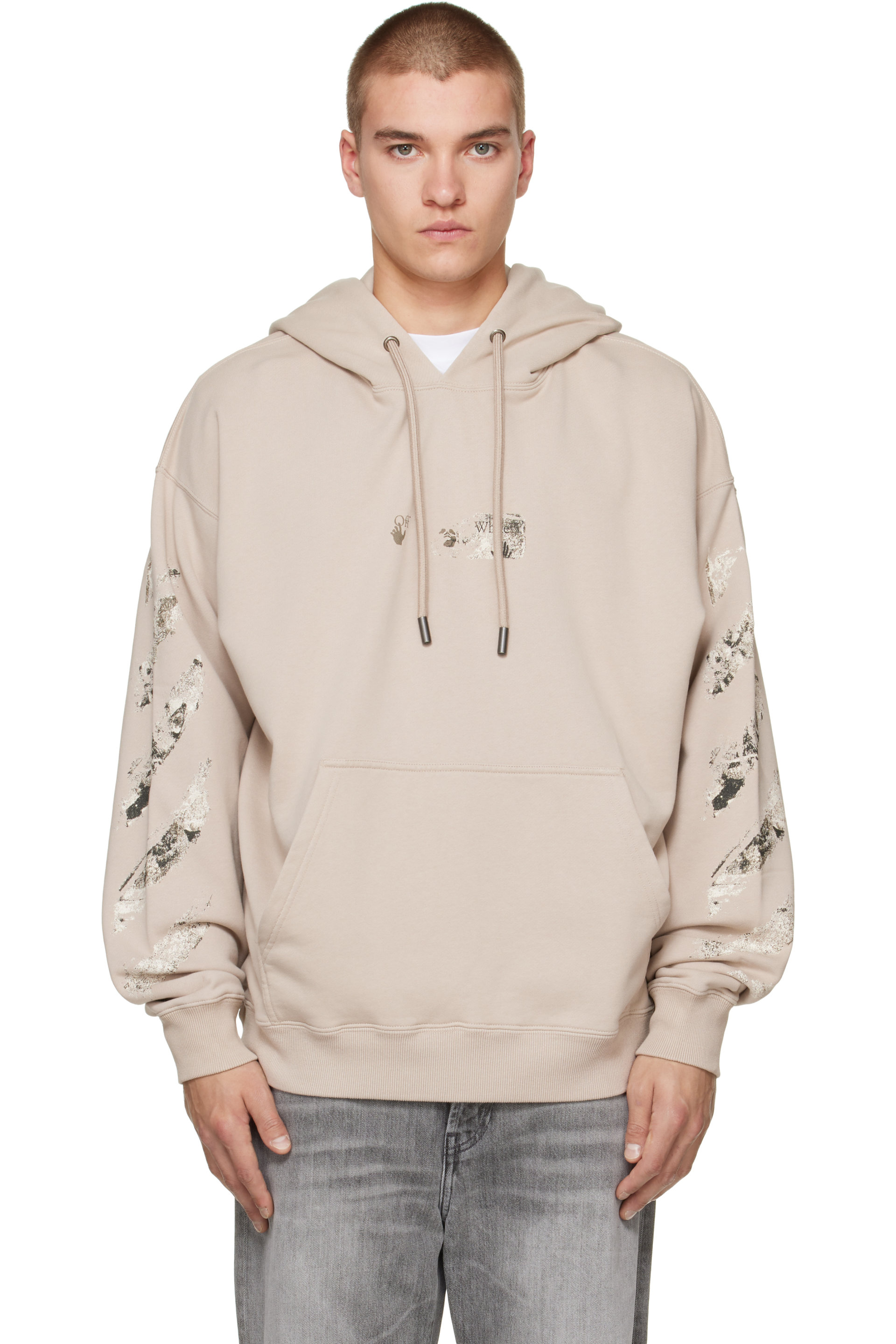 Off-White - ブラウン Spices Arrow Skate フーディ