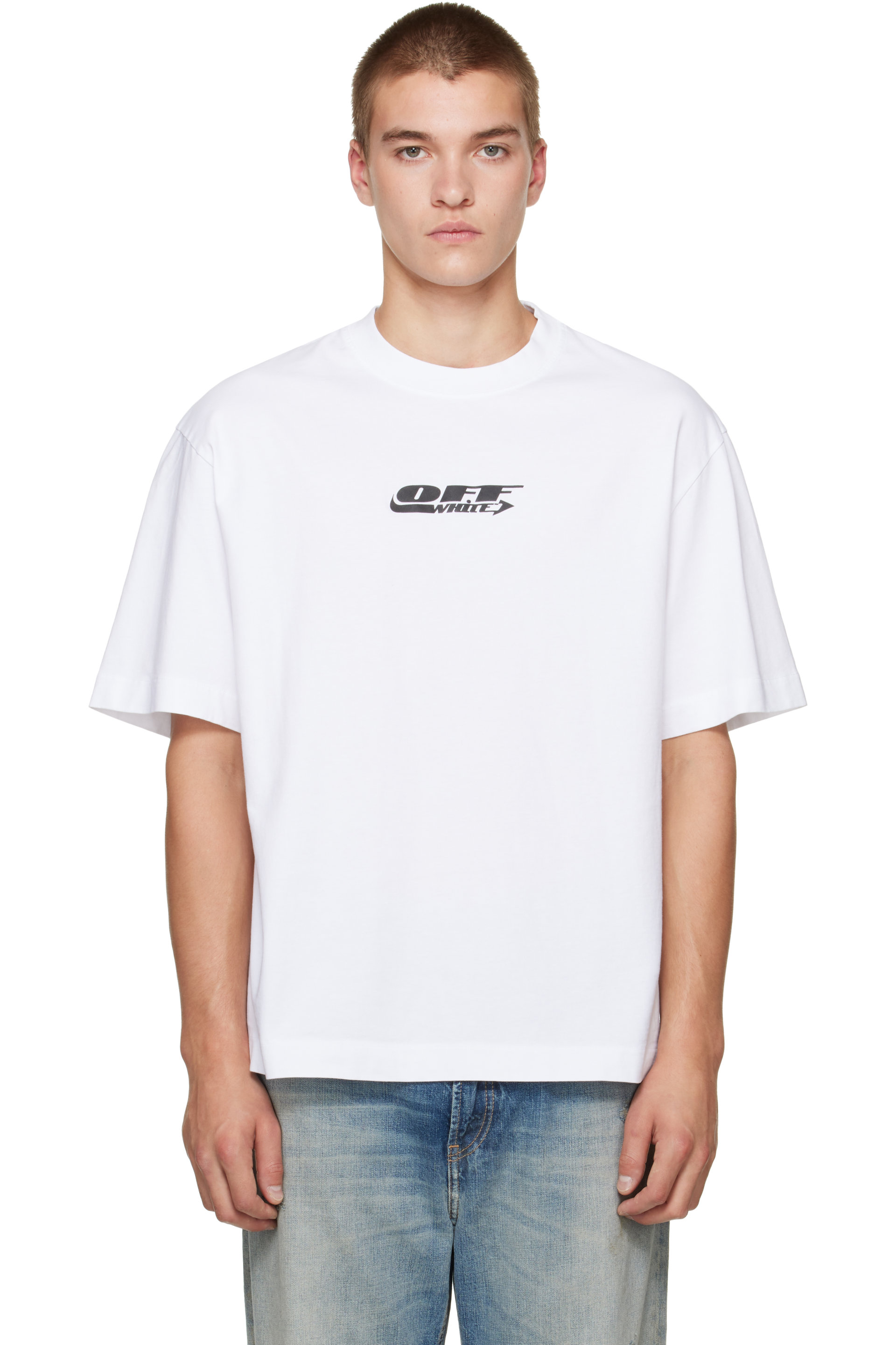 Off-White - White Off Adv Skate S/S T-shirt