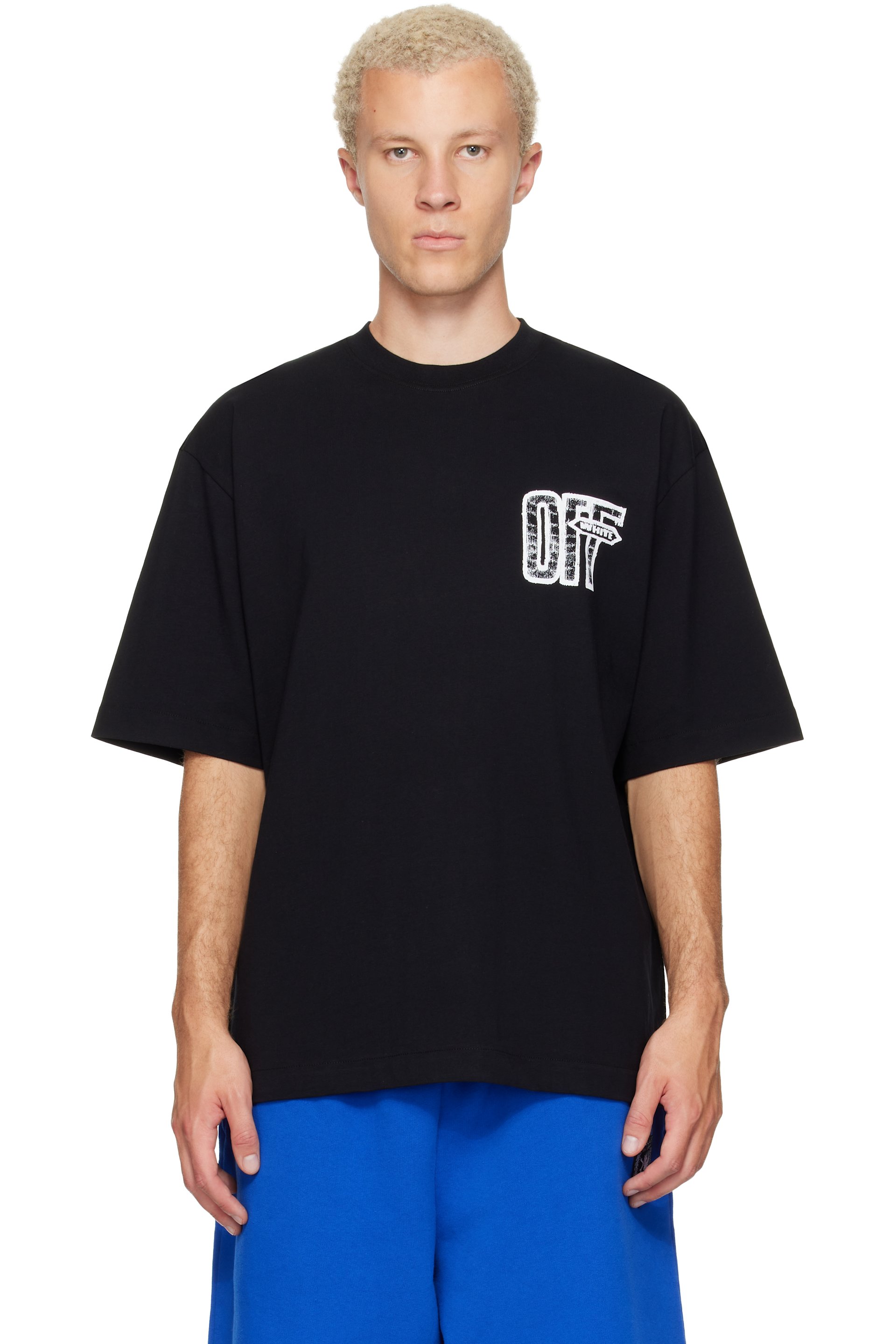 Off-White - Black Motion Arrow Skate T-shirt