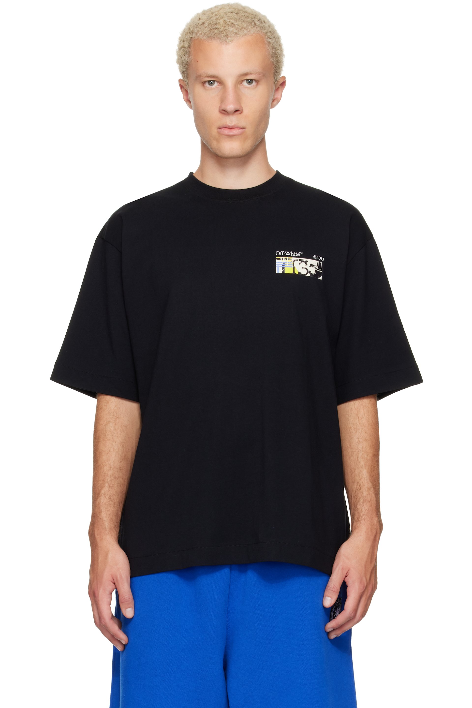 Off-White - Black Industrial Arrow Skate T-shirt