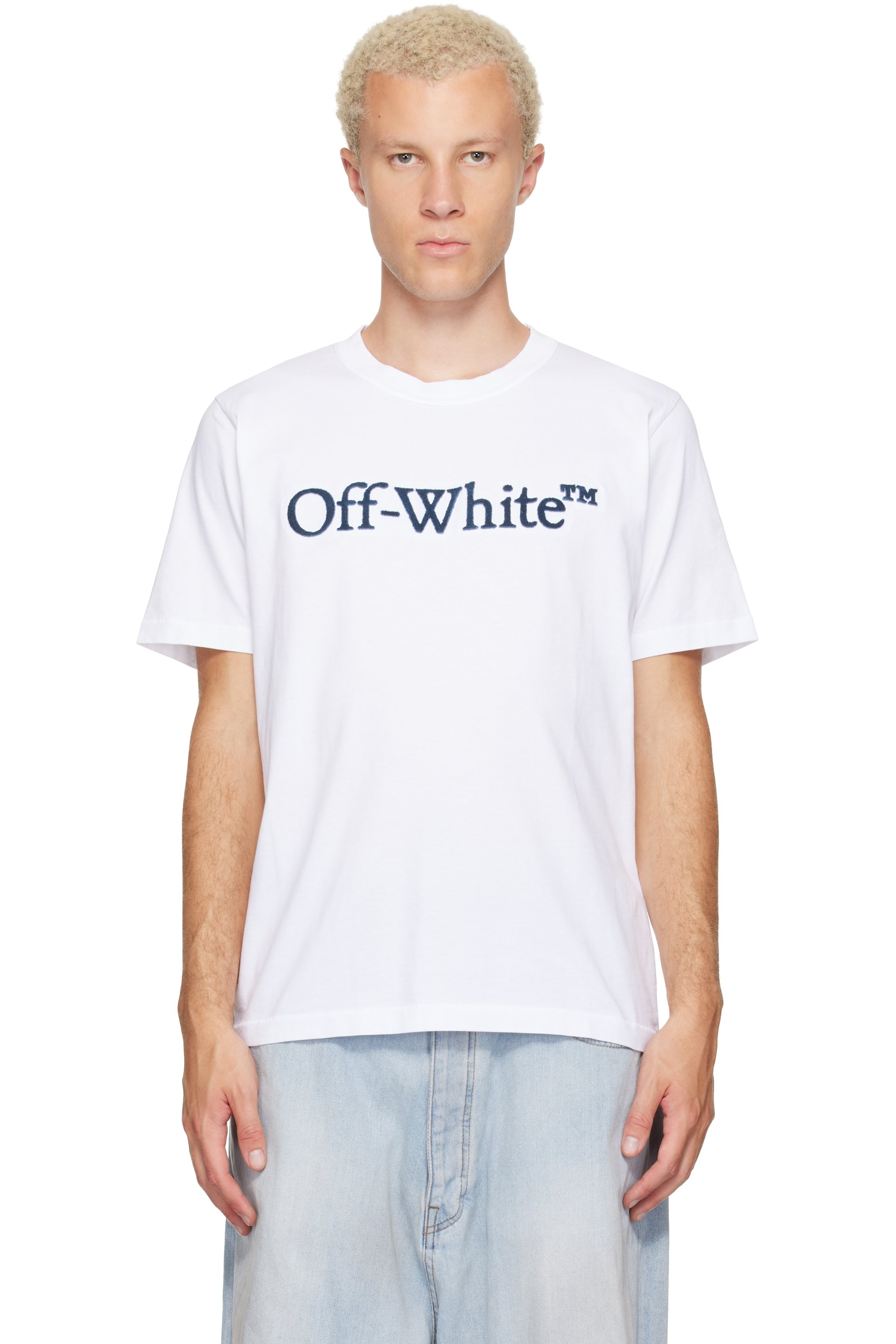 Off-White - White Big Bookish Regular T-shirt