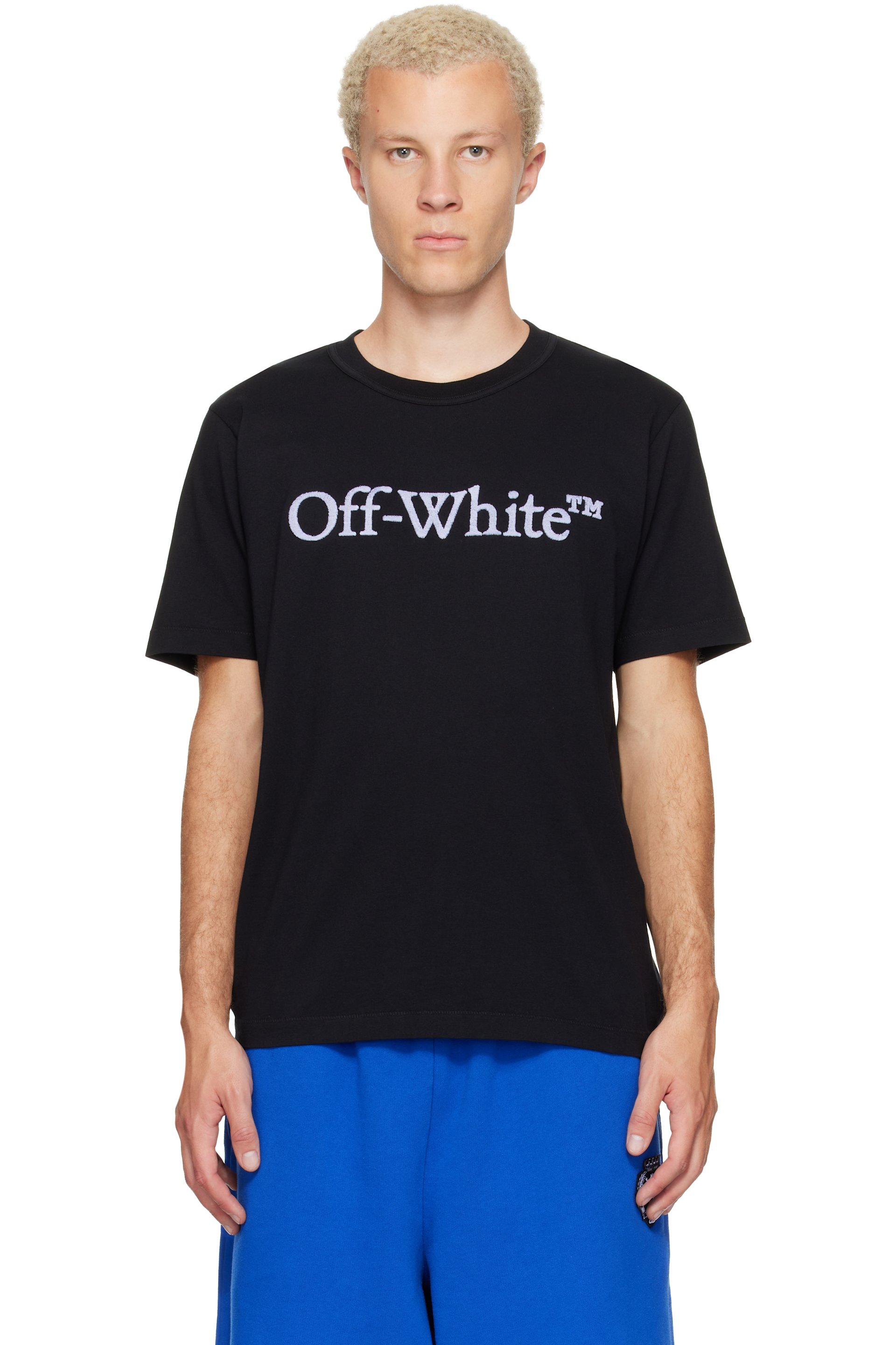 Off-White - Black Big Bookish Regular T-shirt