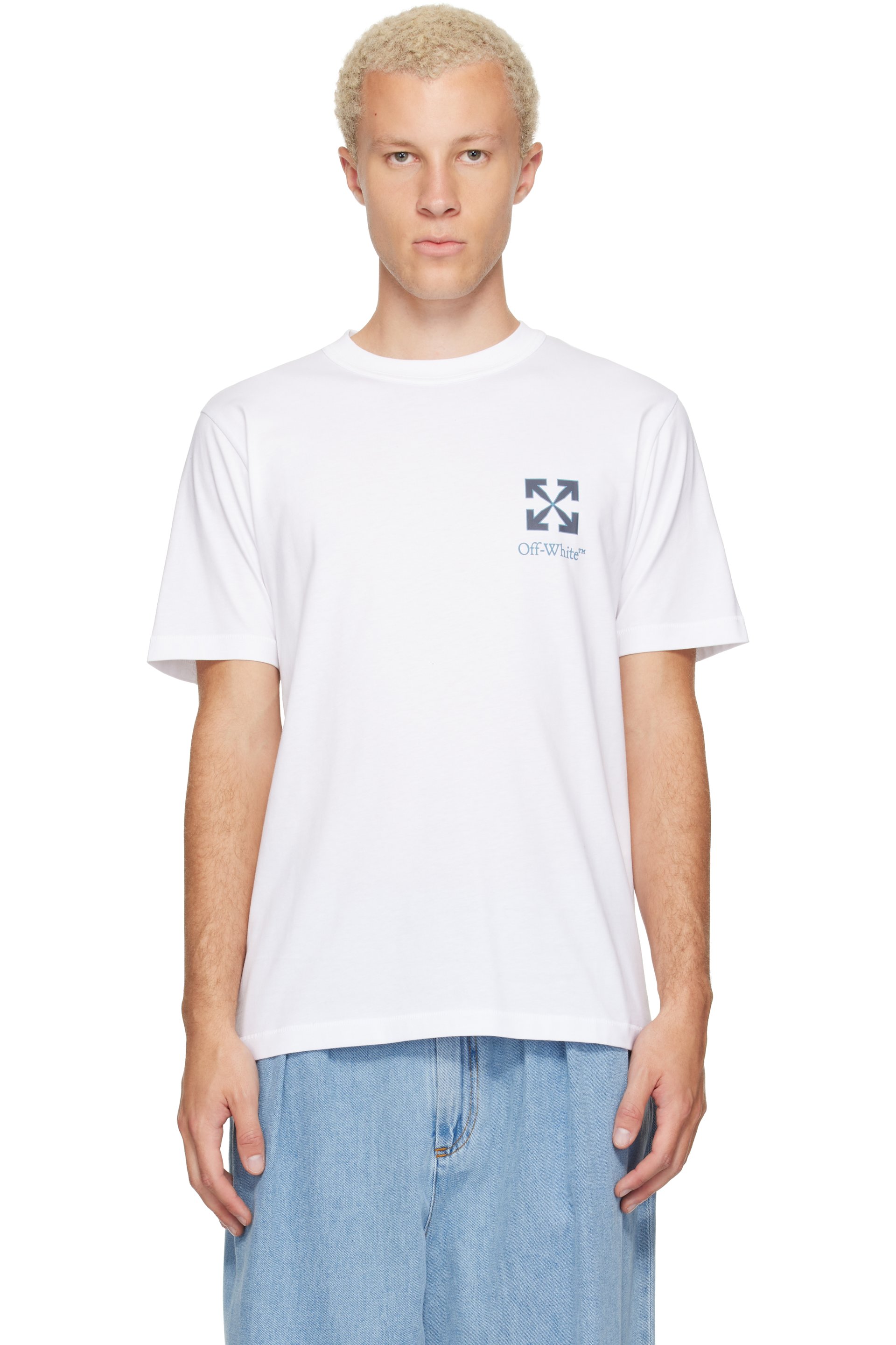 Off-White - White Small Arrow Regular T-shirt