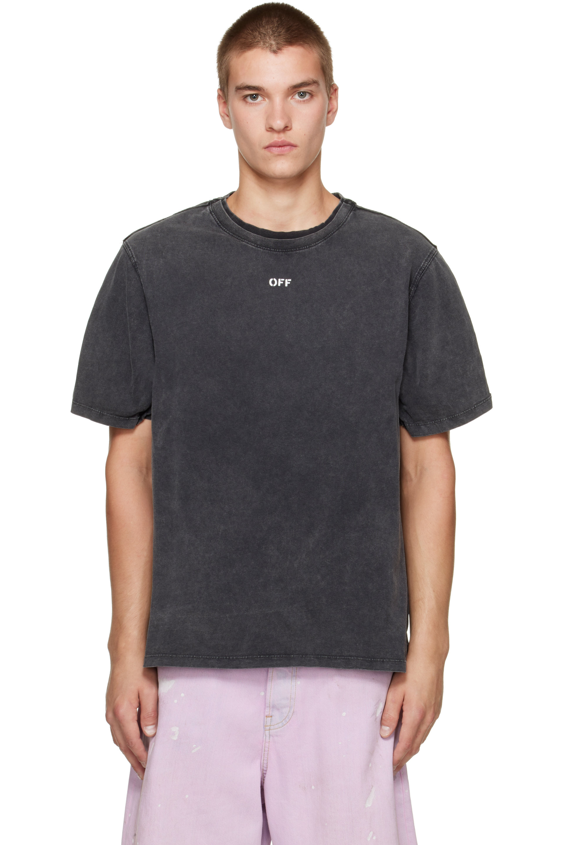 Off-White - Black Off Stamp Overlap Regular S/S T-shirt