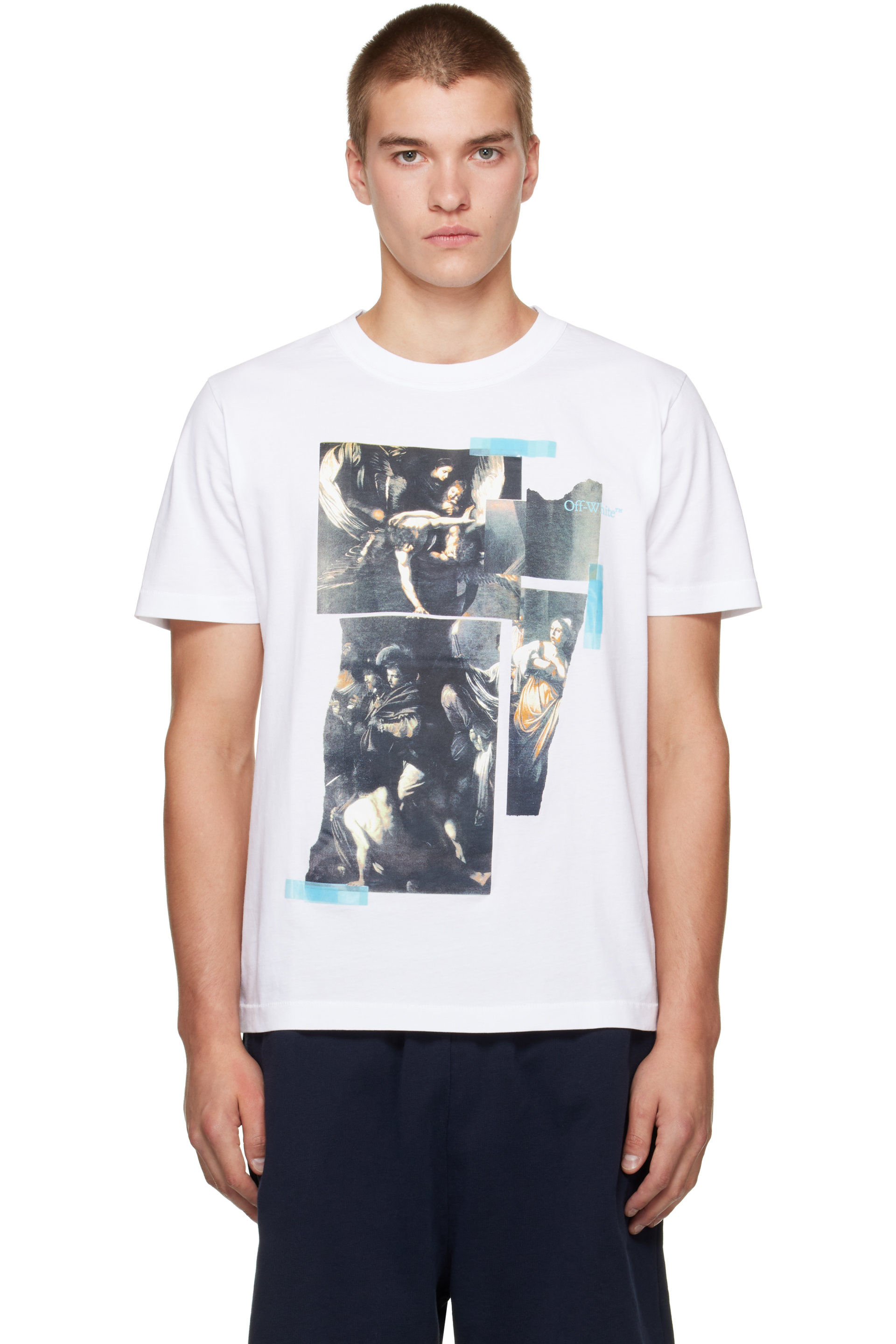 Off-White - White Tape Mercy Regular T-shirt