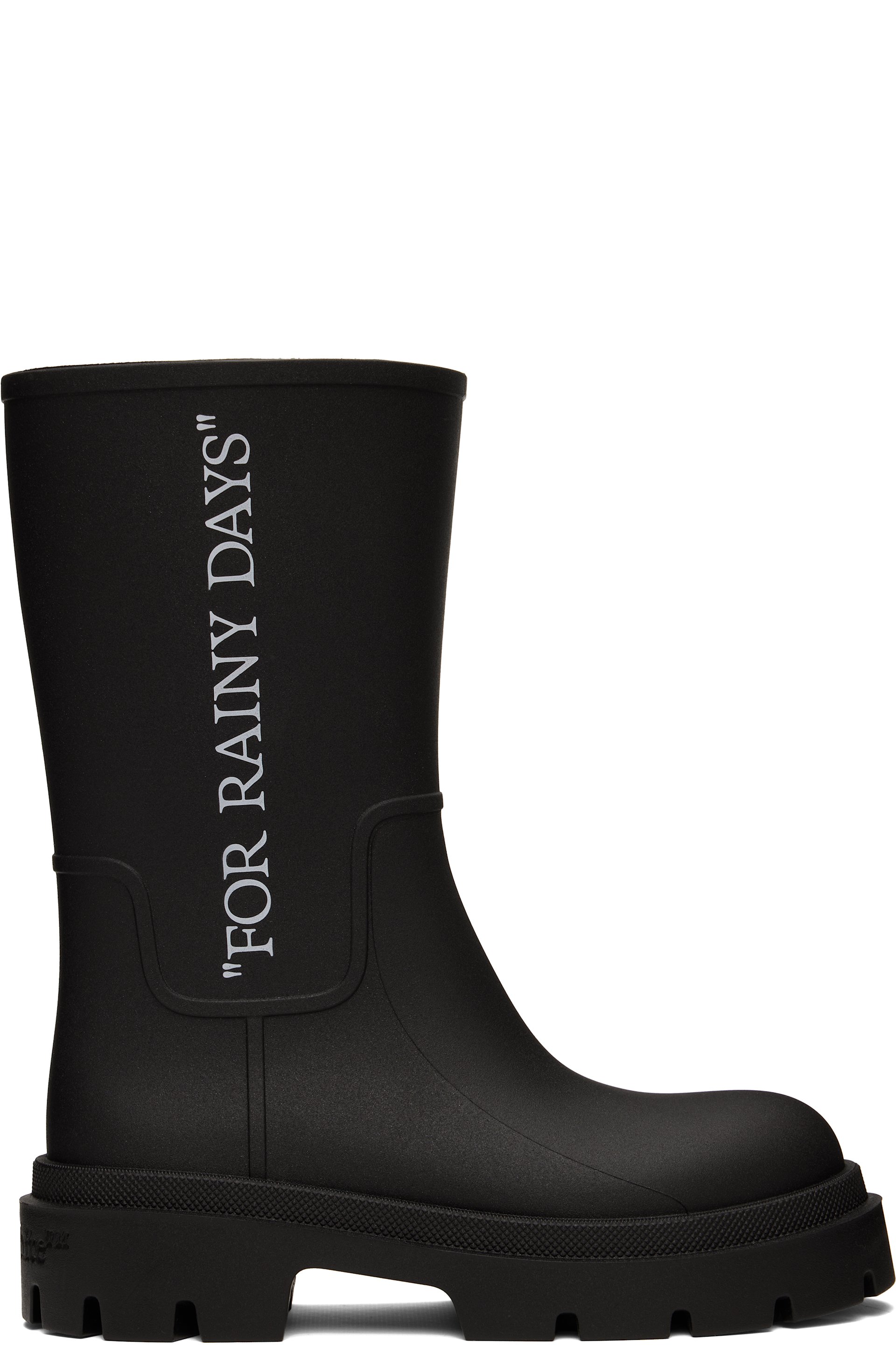 Off-White - Black Reboot 'Rainy Days' Boots