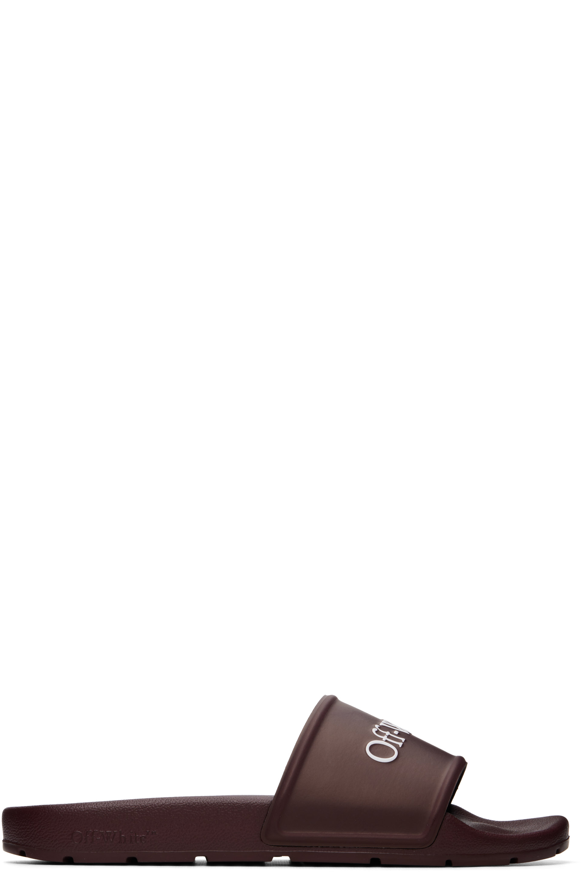 Off-White - Burgundy Bookish Slides