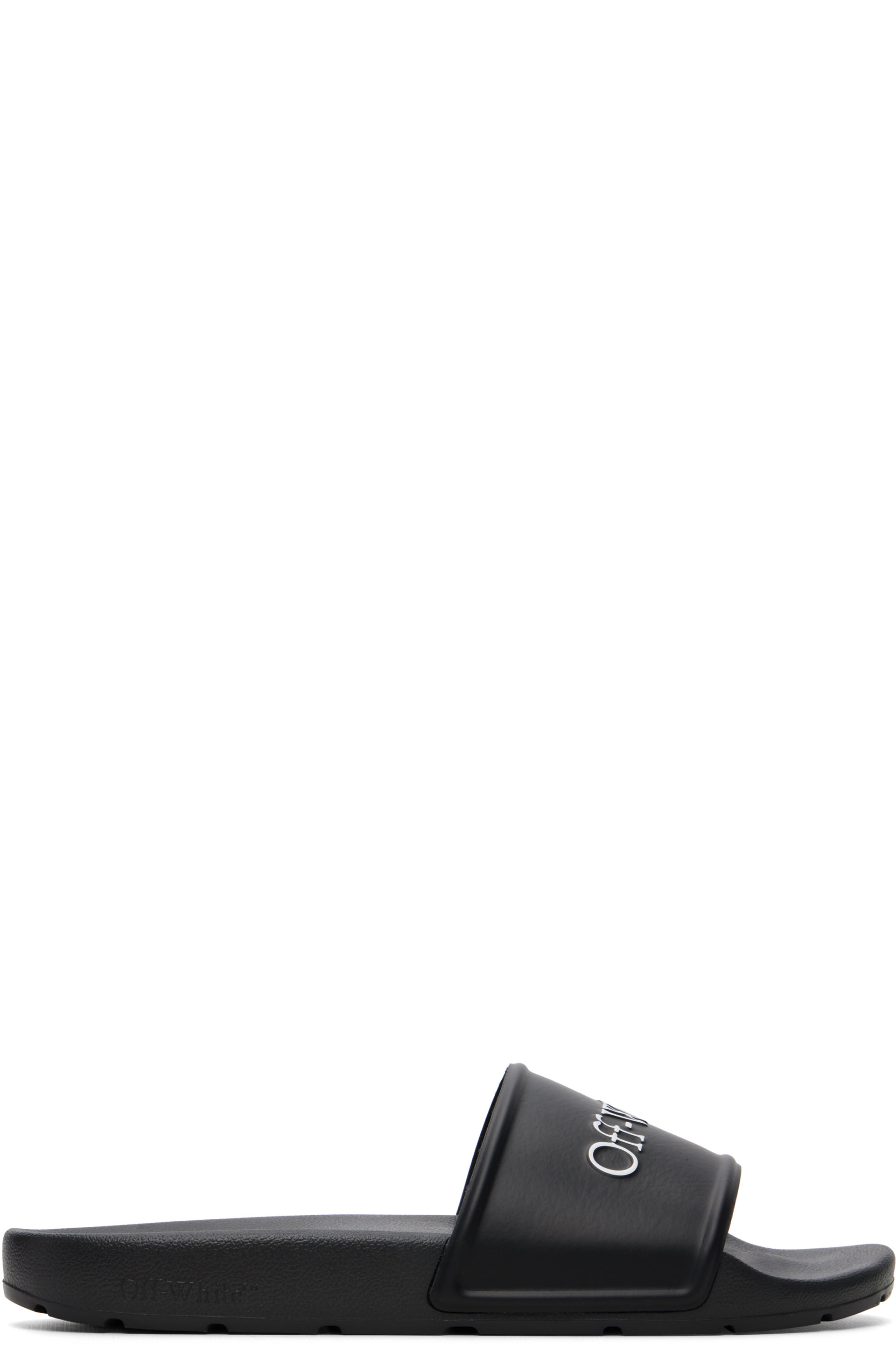 Off-White - Black Bookish Slider Sandals