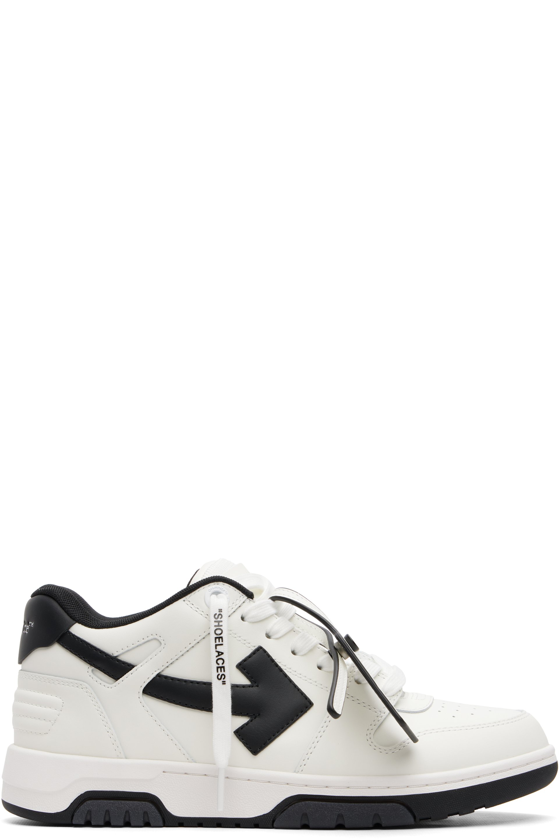 Off-White - White & Black 'Out Of Office' Sneakers