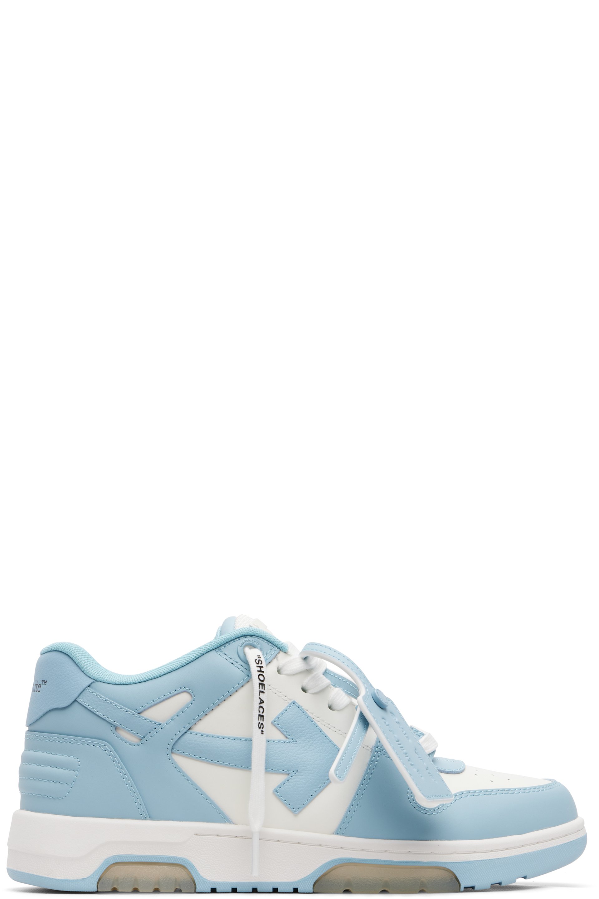 Off-White - Blue & White 'Out Of Office' Sneakers