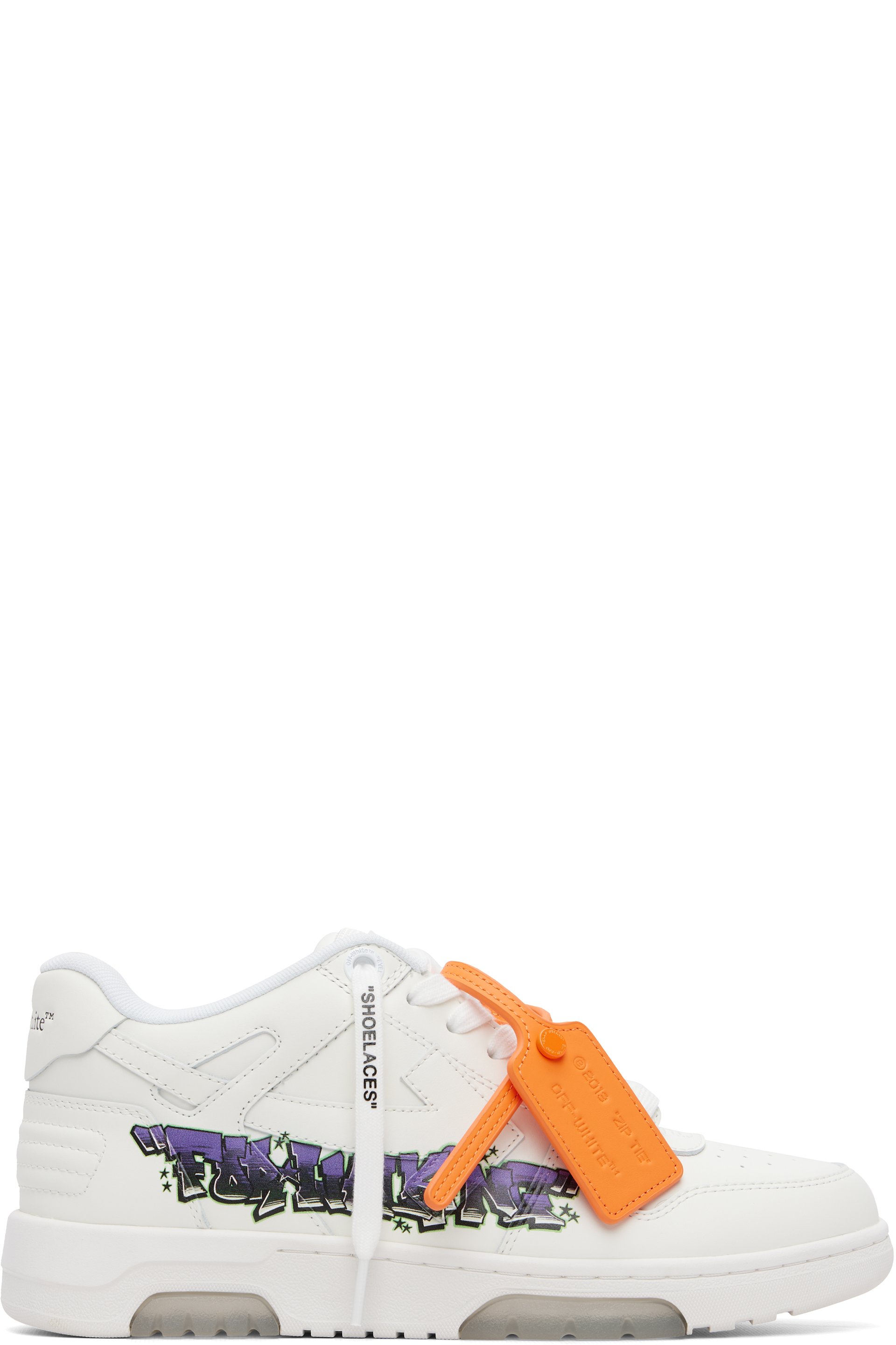 Off-White - White Out Of Office 'For Walking' Art Sneakers