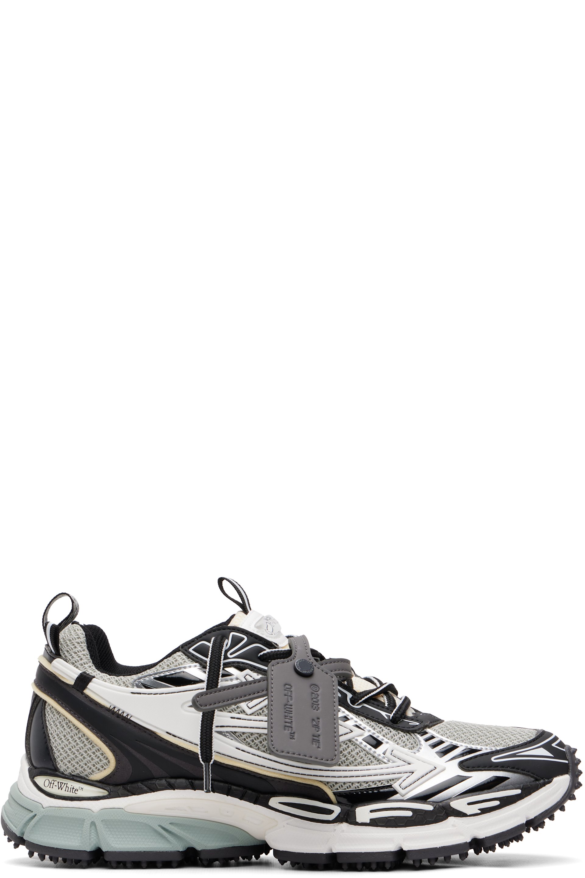 Off-White - Gray & Black Be Right Back Sneakers