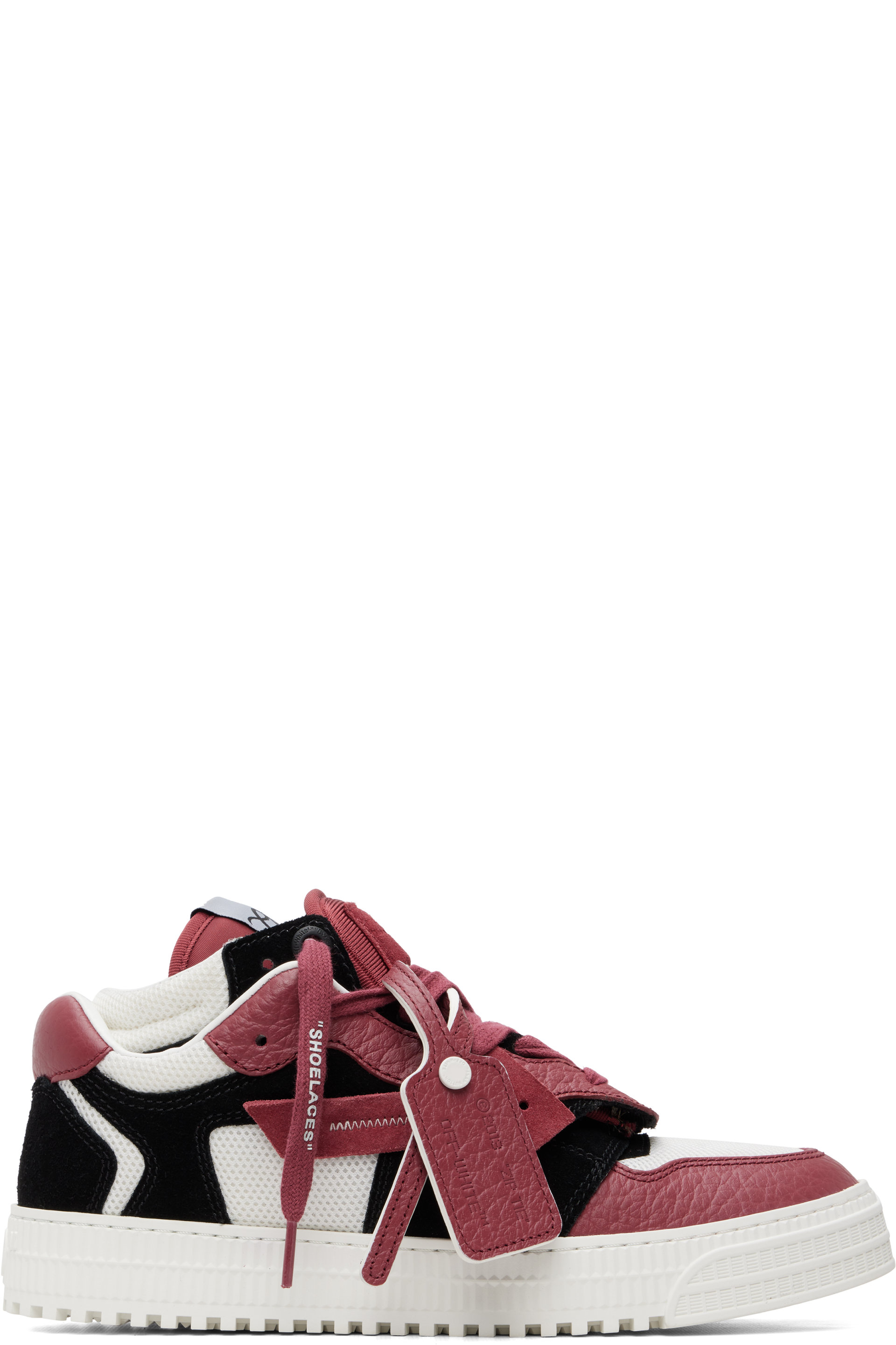 Off-White - Black & Red 3.0 Floating Arrow Sneakers