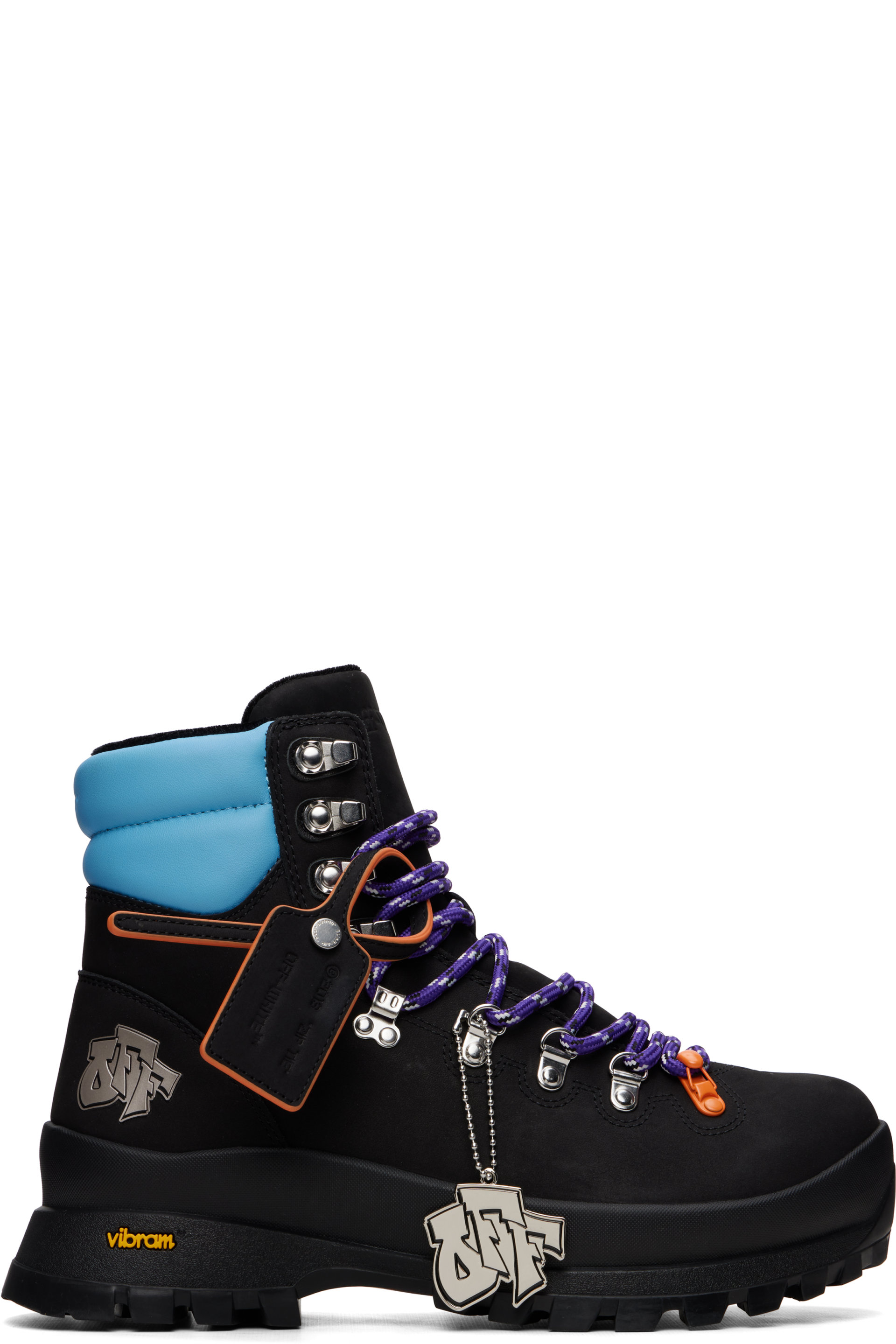 Off-White - Black Hiking Boots
