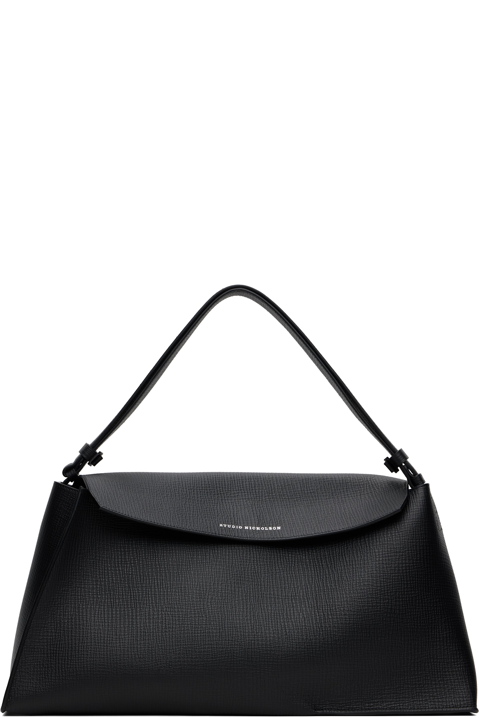 Studio Nicholson - Black Shiboru Leather Bag