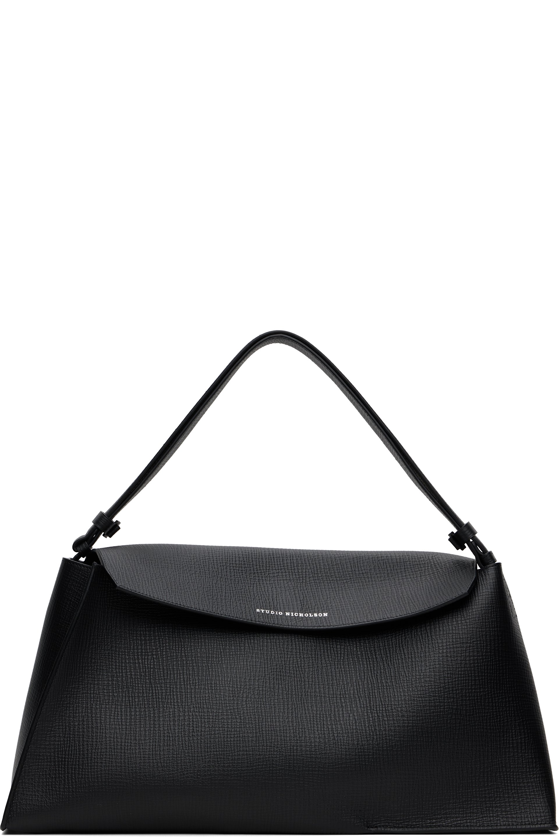 Studio Nicholson - Black Shiboru Leather Bag