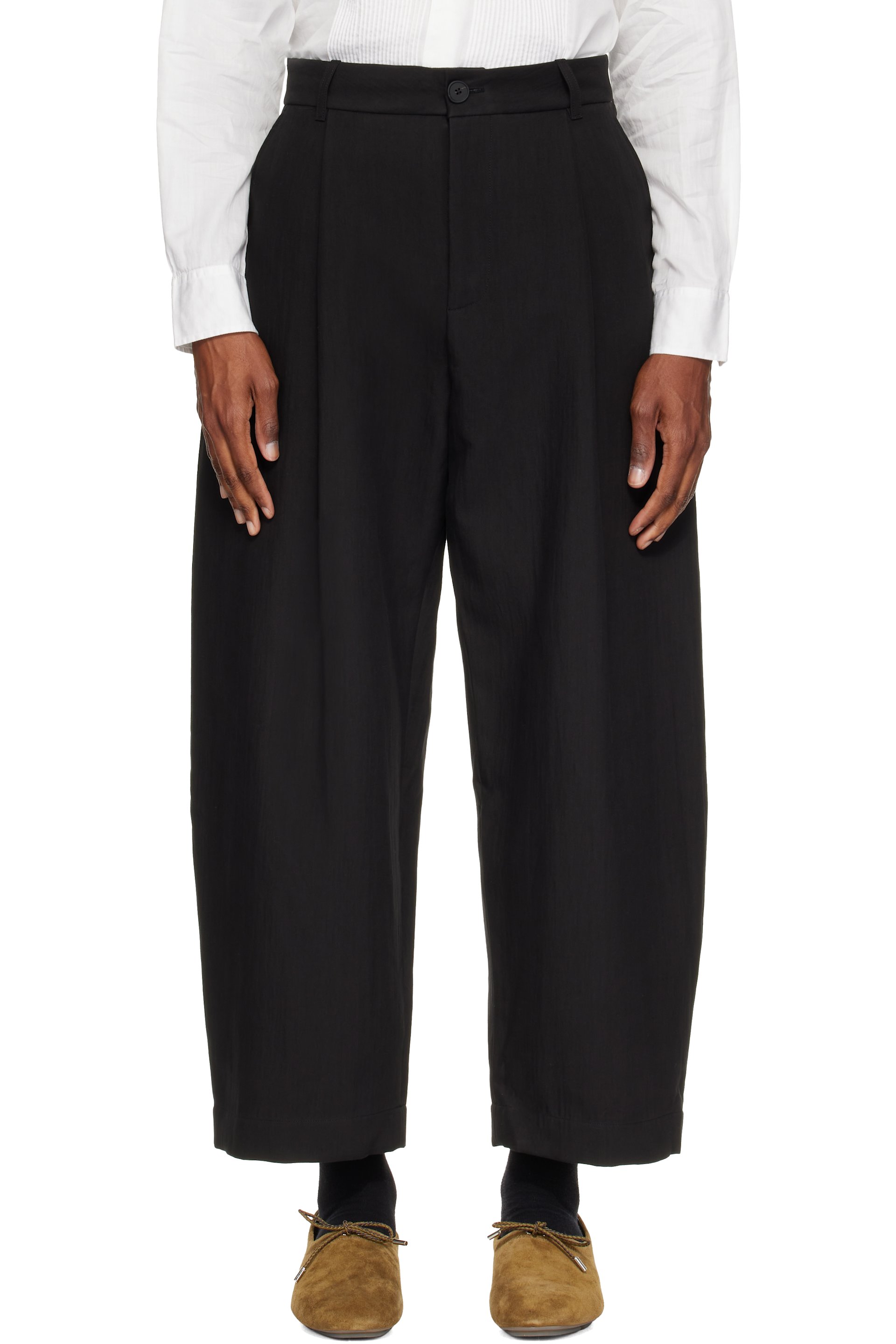 Studio Nicholson - Black Ellis Trousers