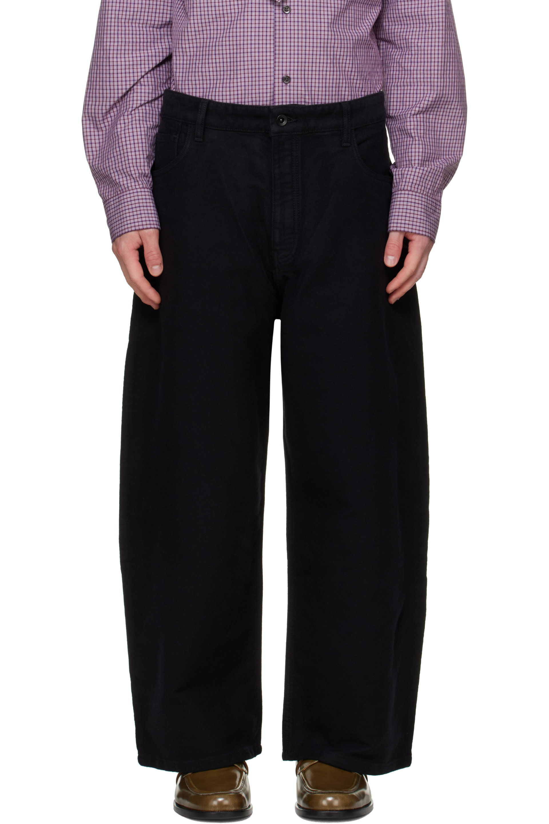Studio Nicholson - Pantalon Paolo noir