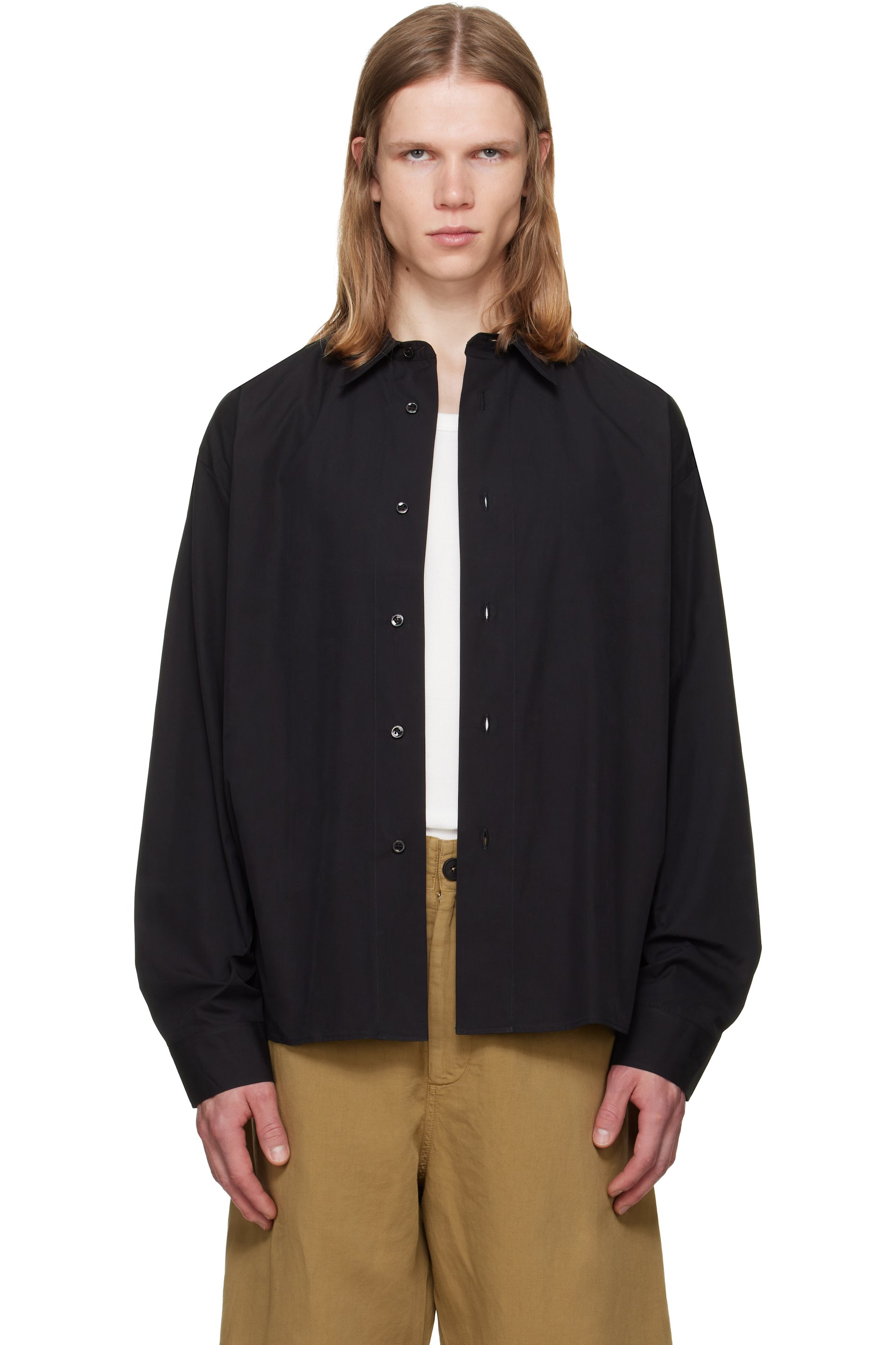 Studio Nicholson - Black Hal Shirt
