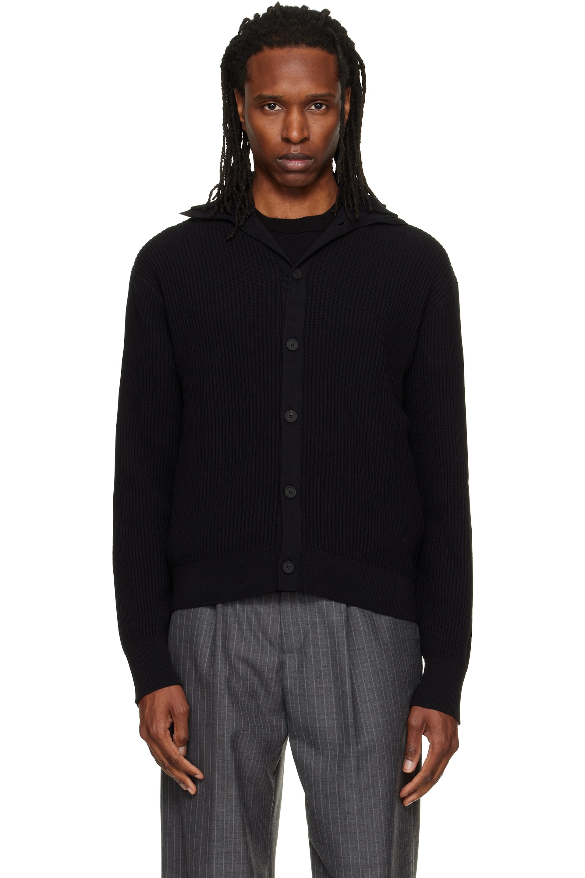 Studio Nicholson - Black Oran Cardigan