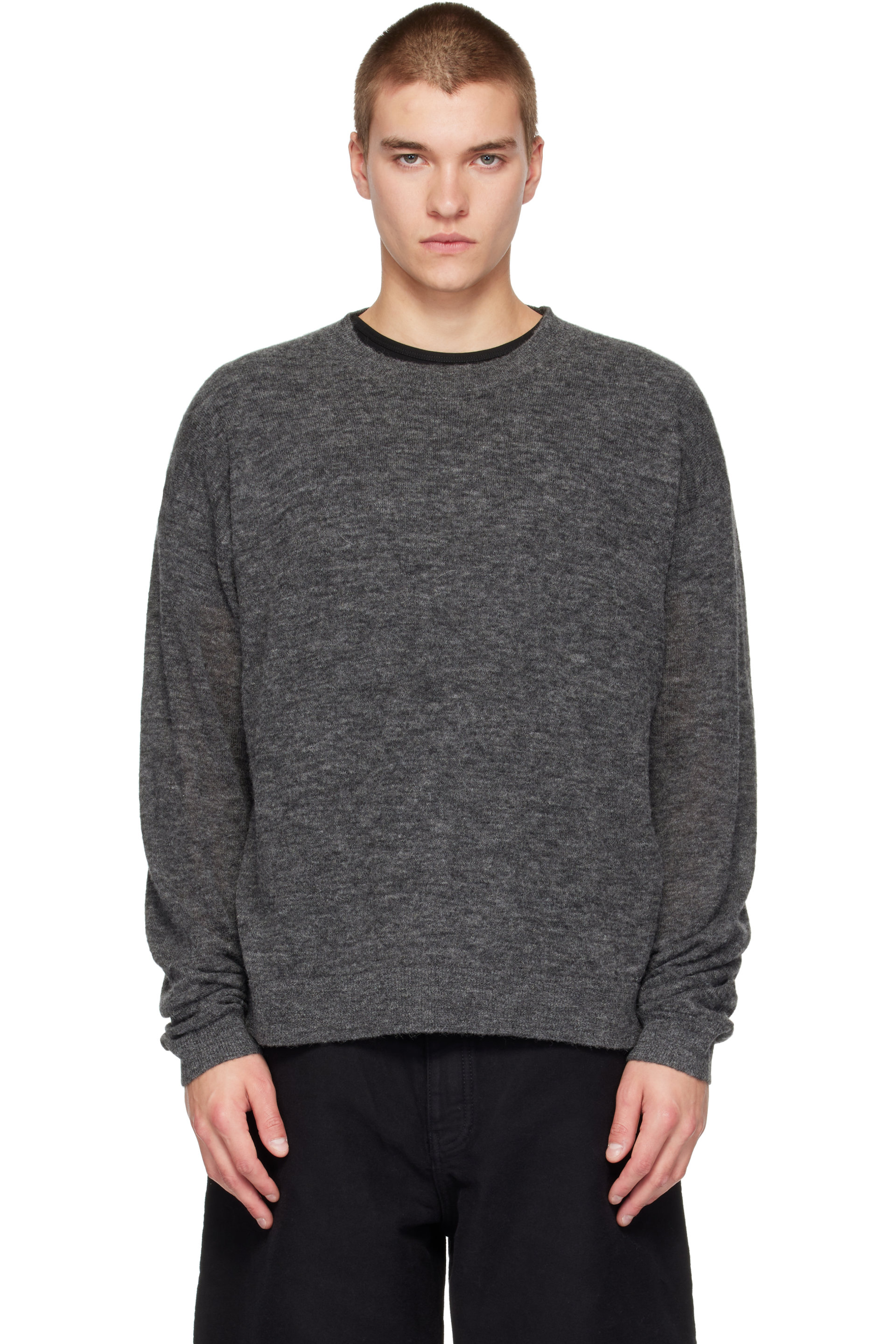Studio Nicholson - Gray Picco Knit Sweater