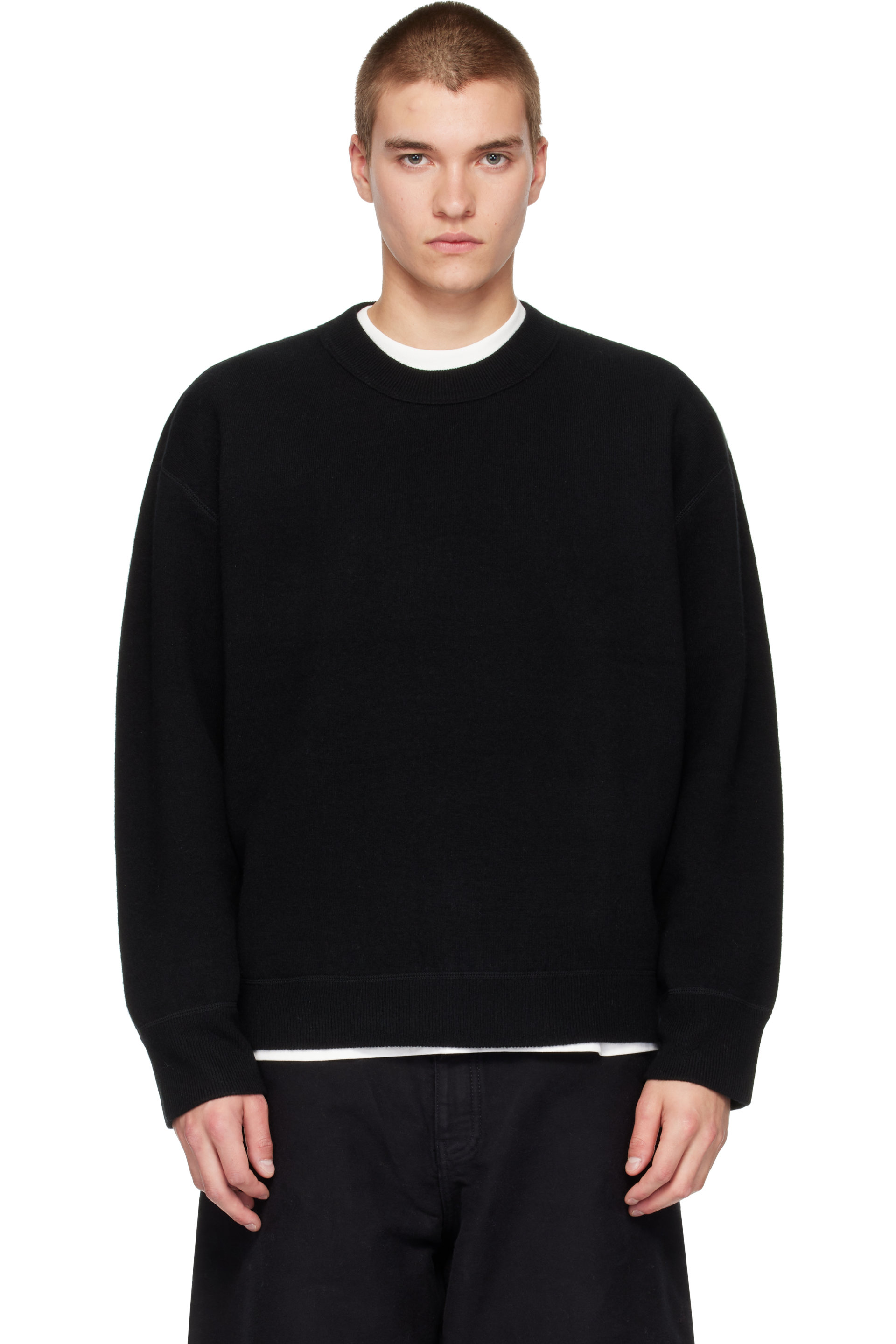 Studio Nicholson - Black Moray Knit Sweater