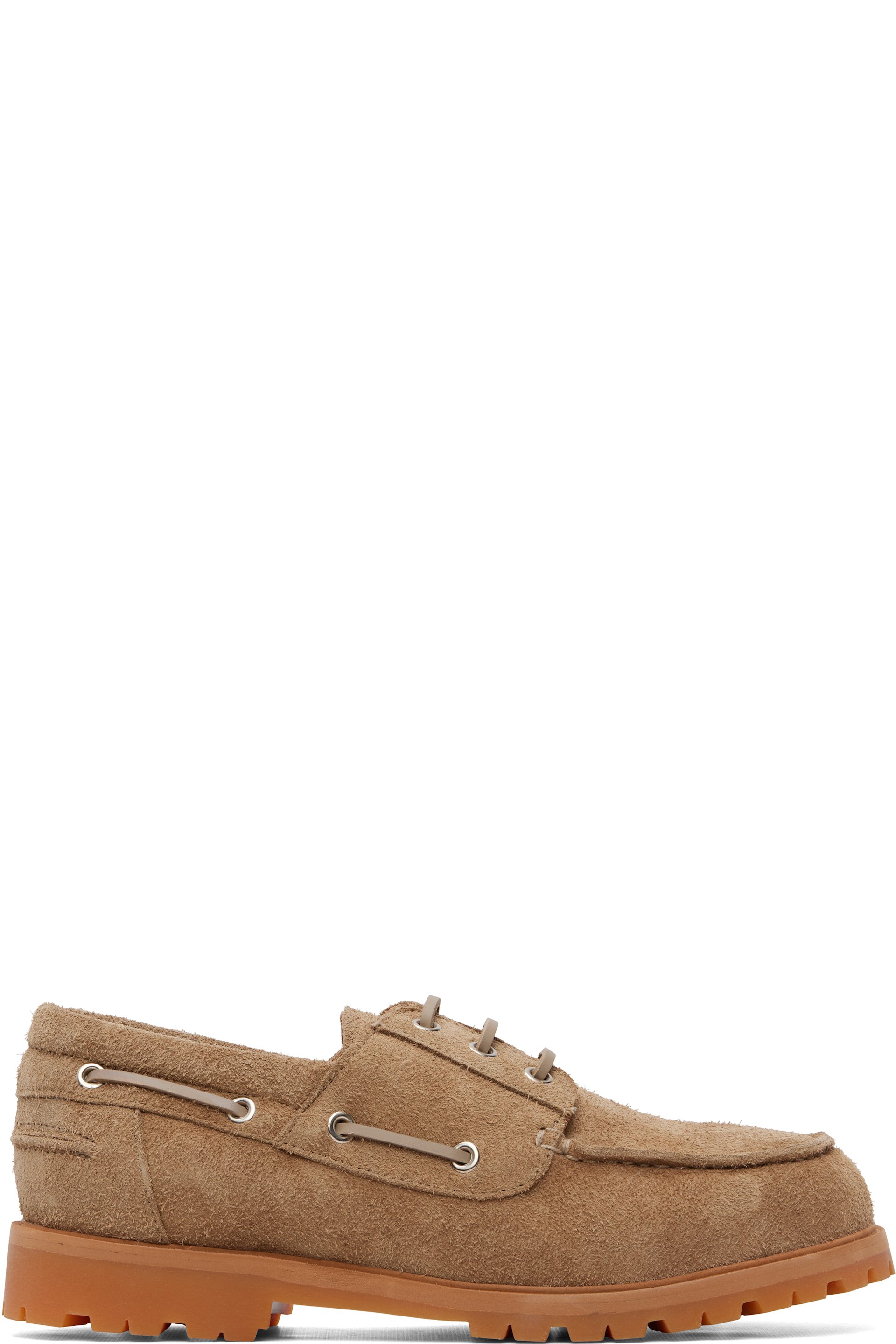 Studio Nicholson - 驼色 Guston Suede 帆船鞋