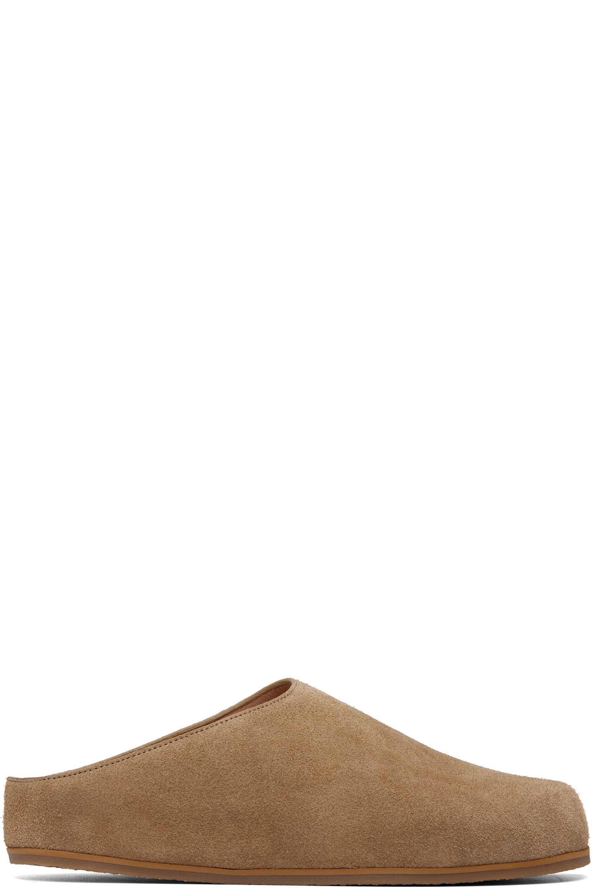Studio Nicholson - Beige Wearing Nabuk Clog Flats