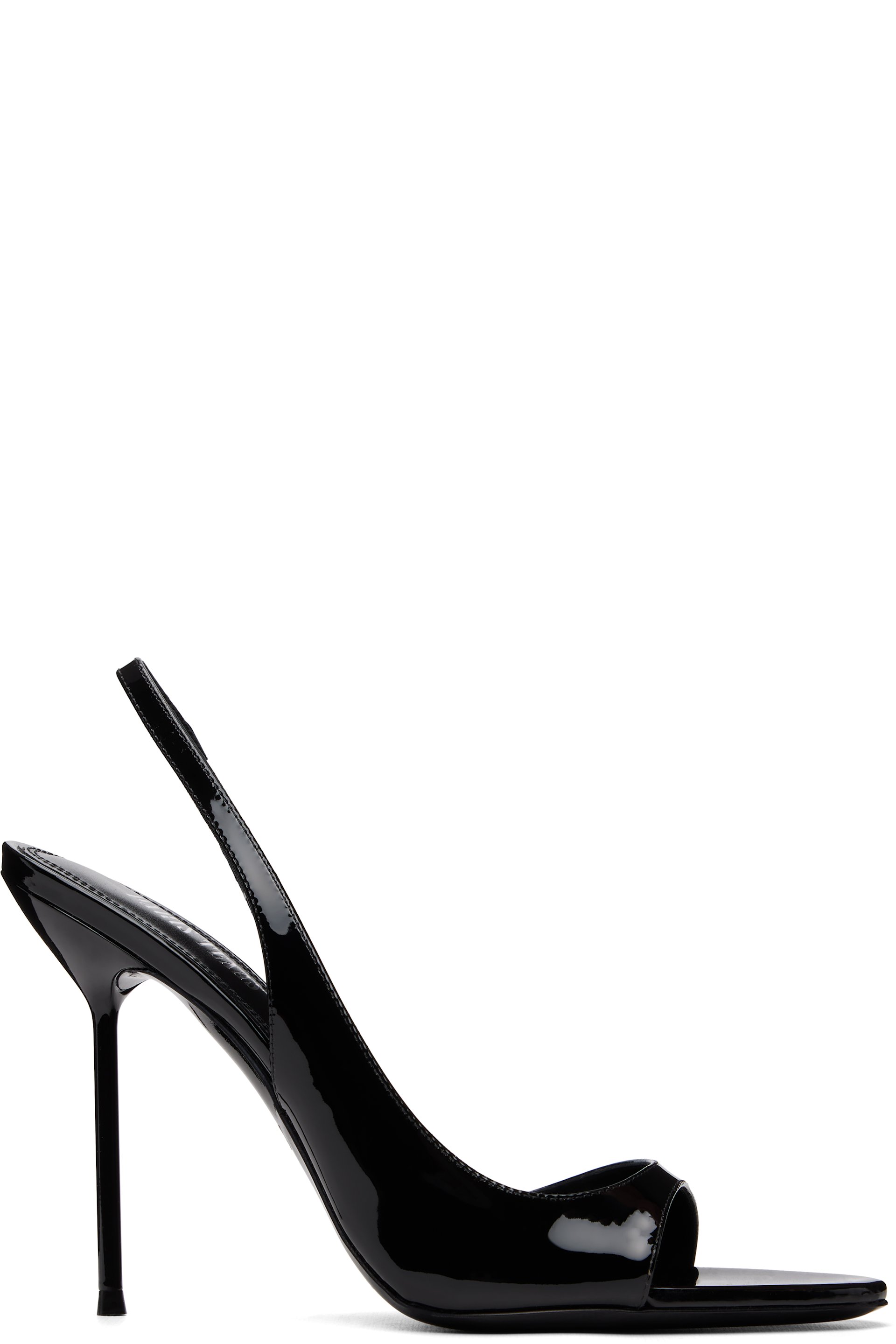 Paris Texas - 黑色 Lidia Slingback 凉鞋