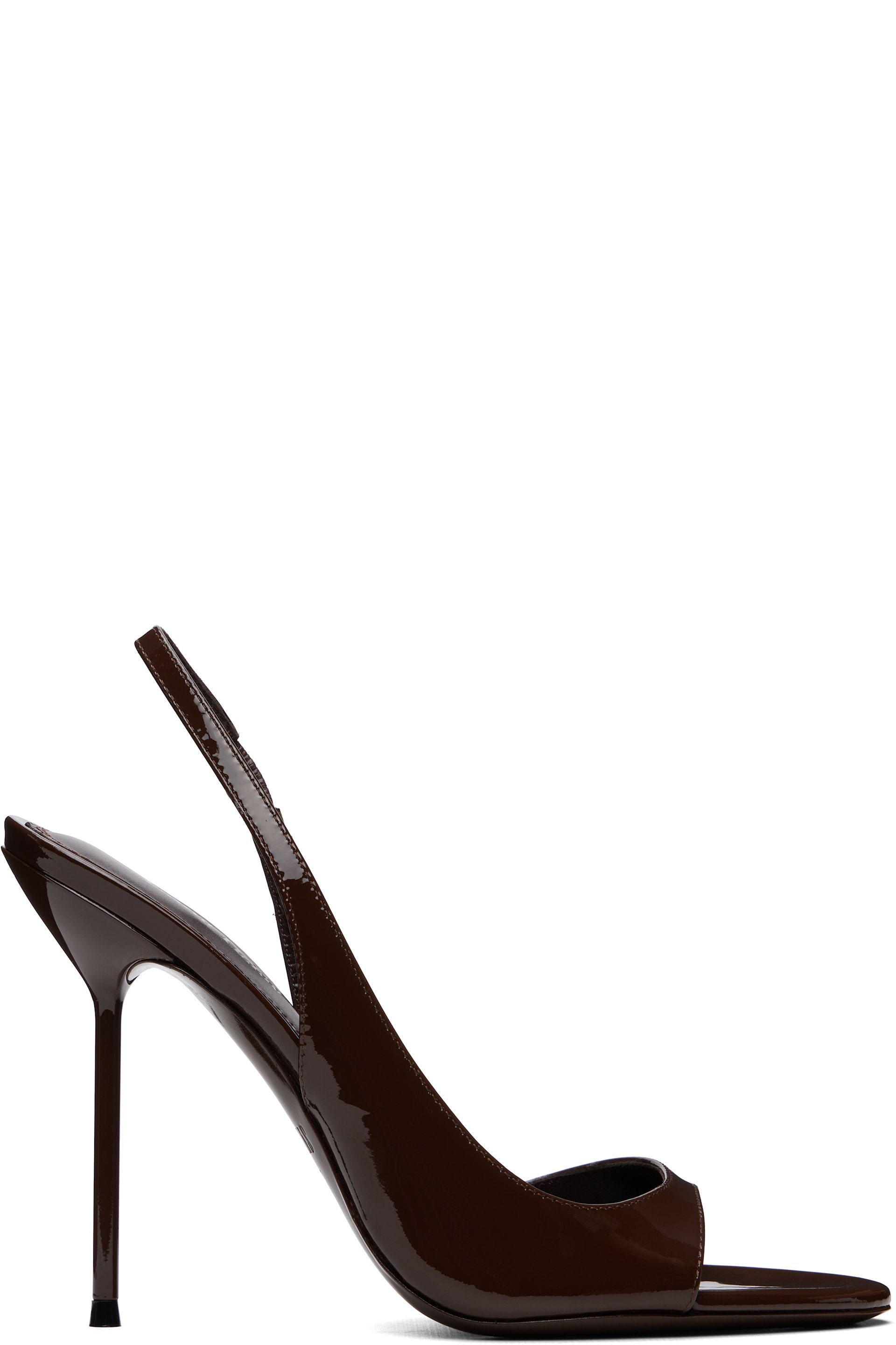 Paris Texas - Brown Lidia Slingback 105 Heeled Sandals