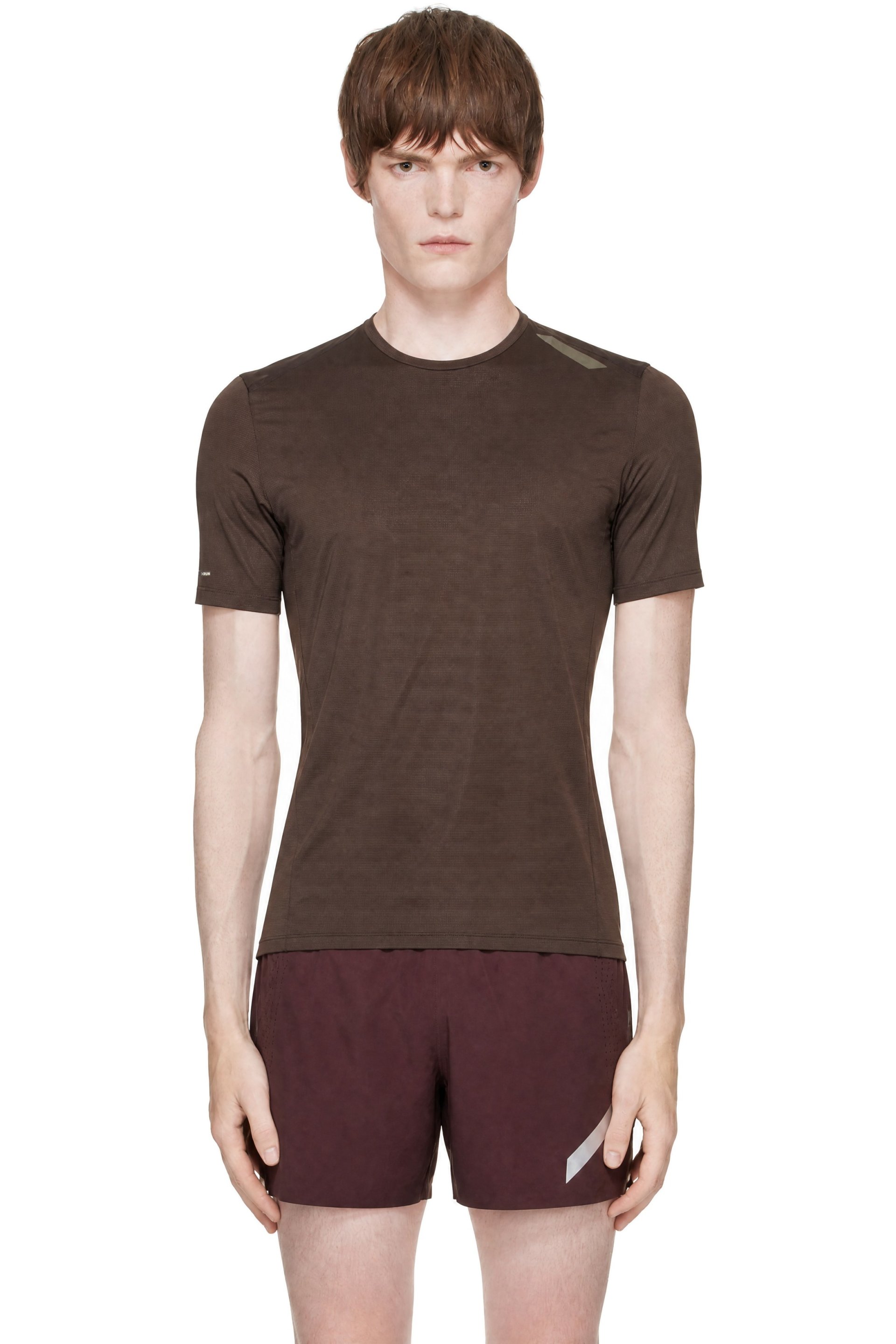 Soar Running - Brown Eco Tech Running T-shirt